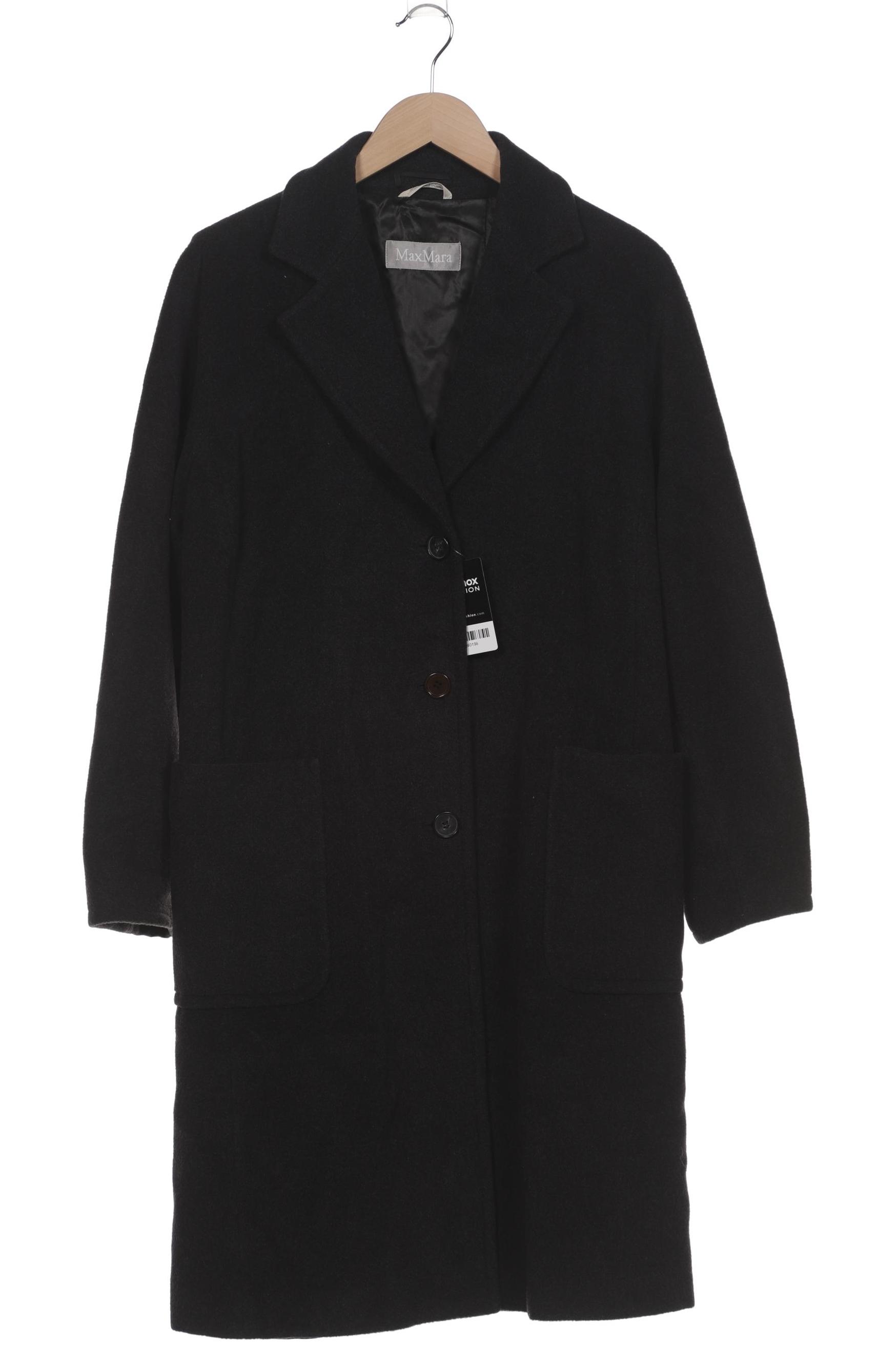

Max Mara Damen Mantel, schwarz, Gr. 40
