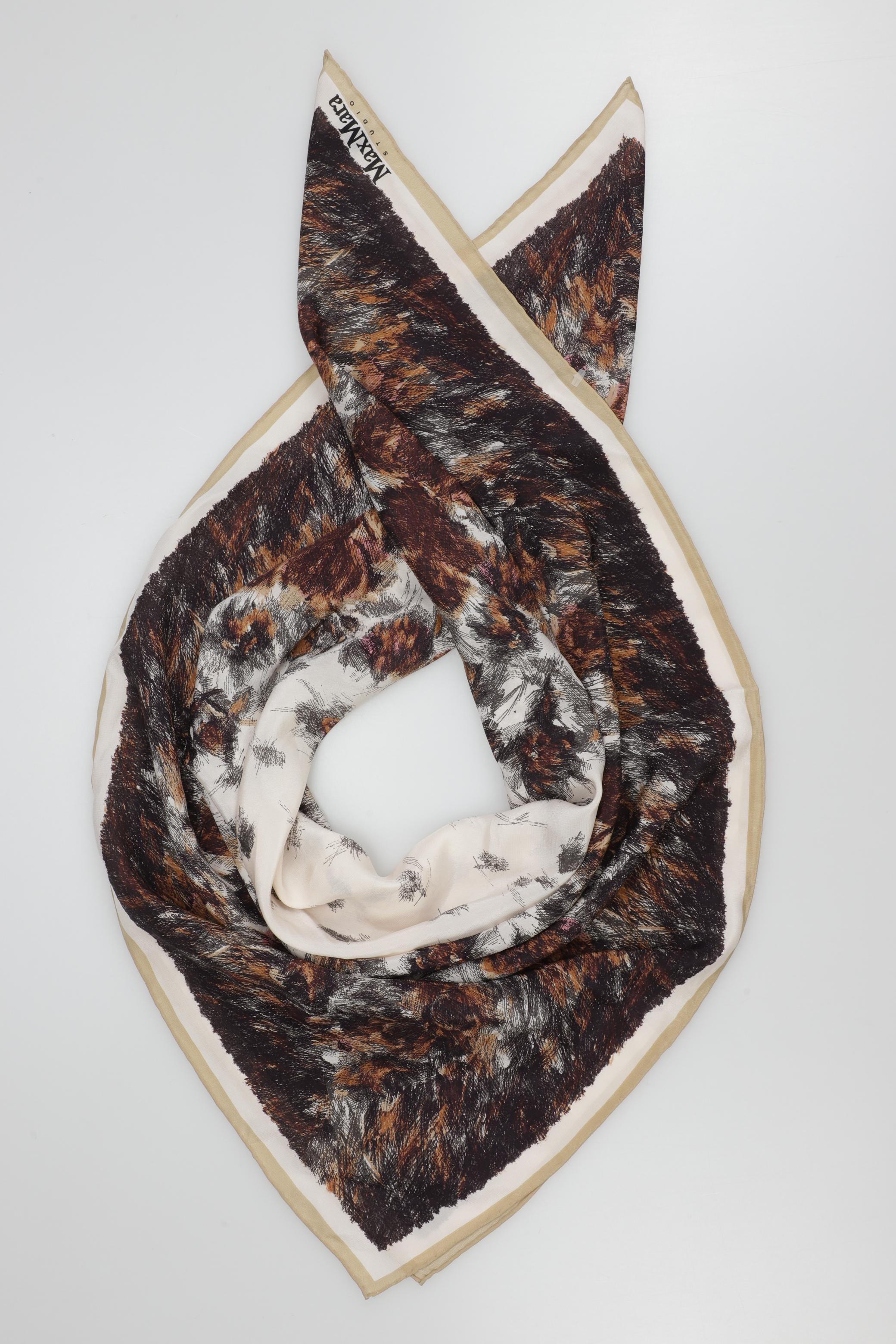 

Max Mara Damen Schal, mehrfarbig, Gr.
