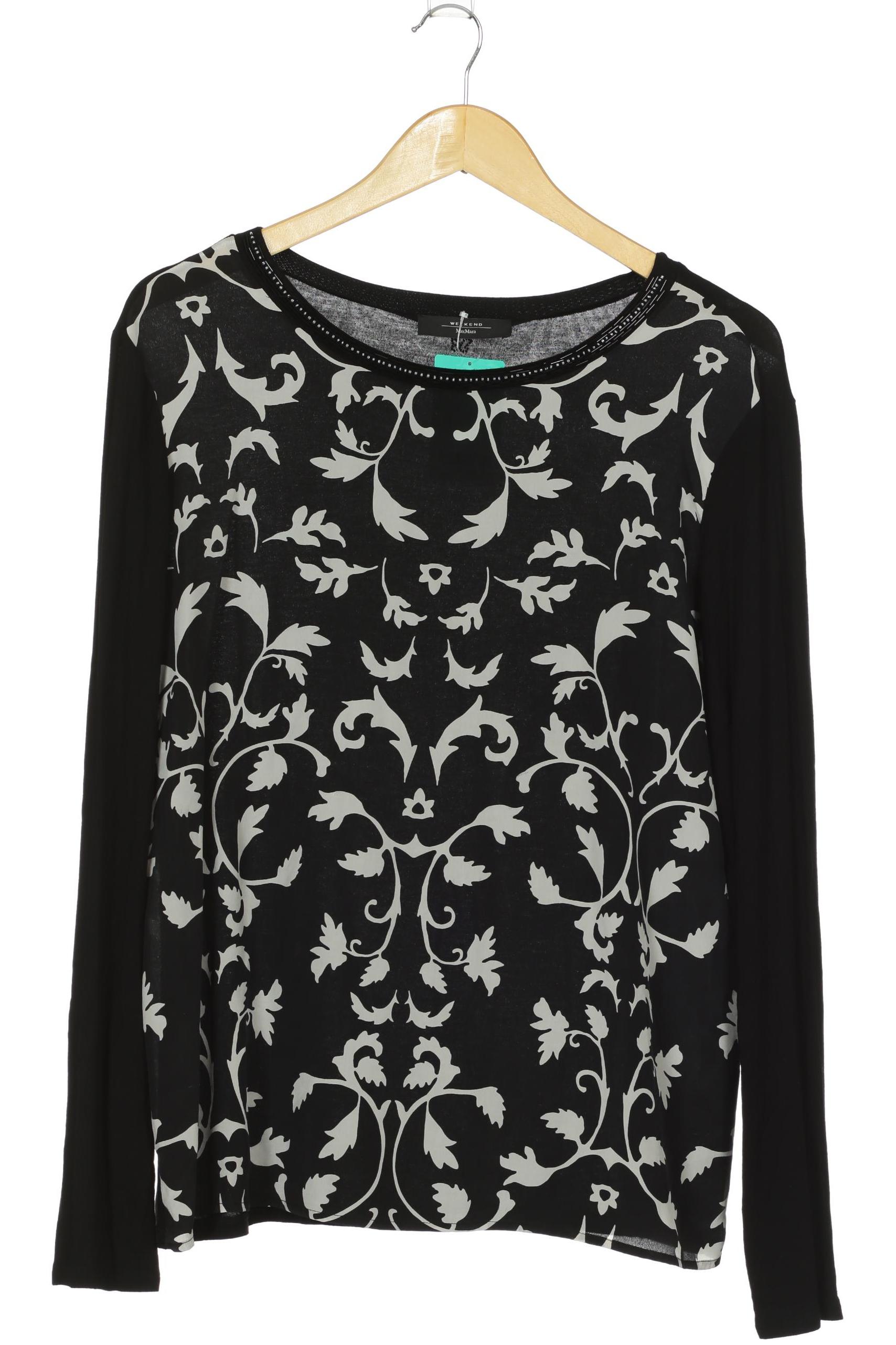 

Max Mara Damen Langarmshirt, schwarz, Gr. 44