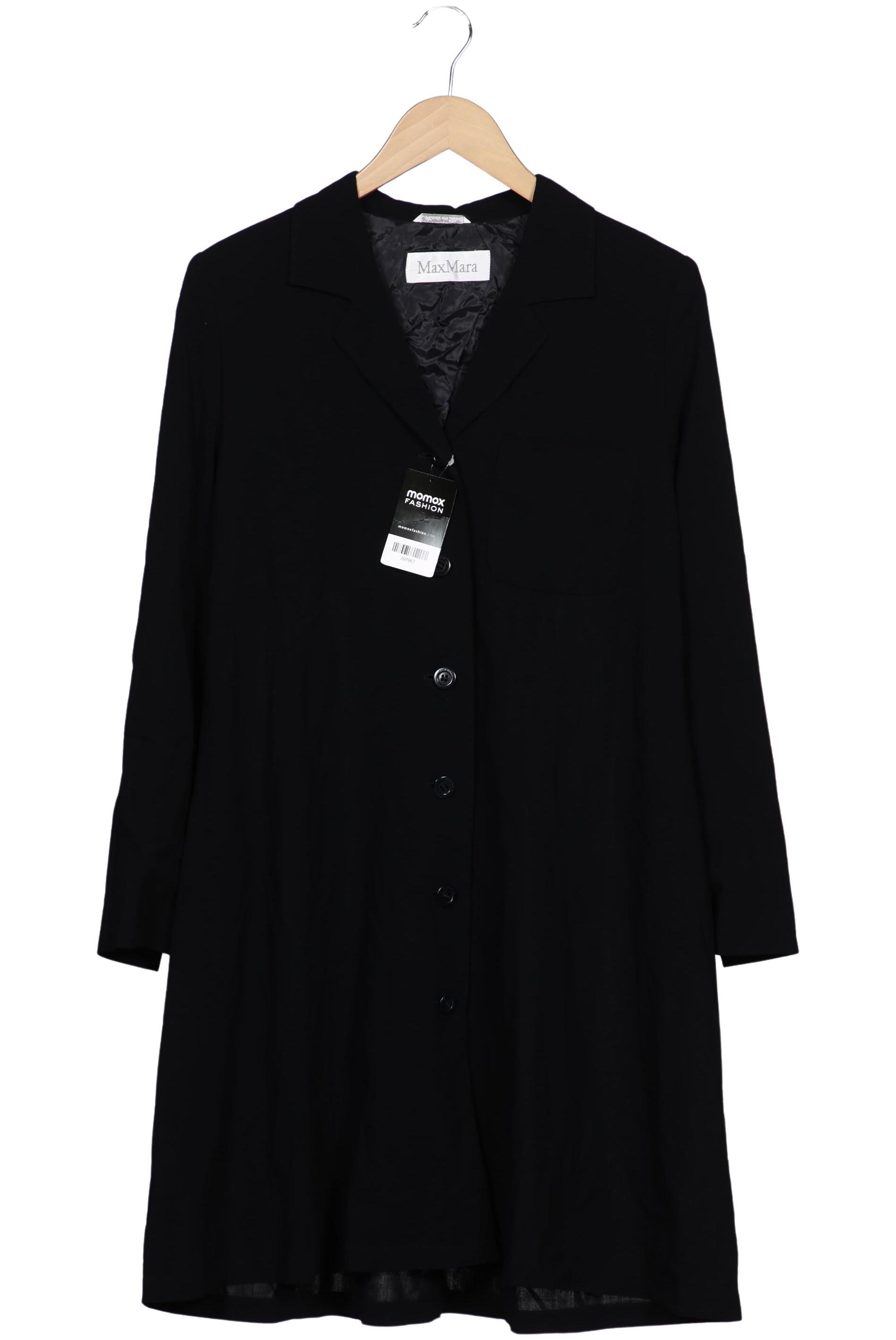 

Max Mara Damen Mantel, schwarz, Gr. 40