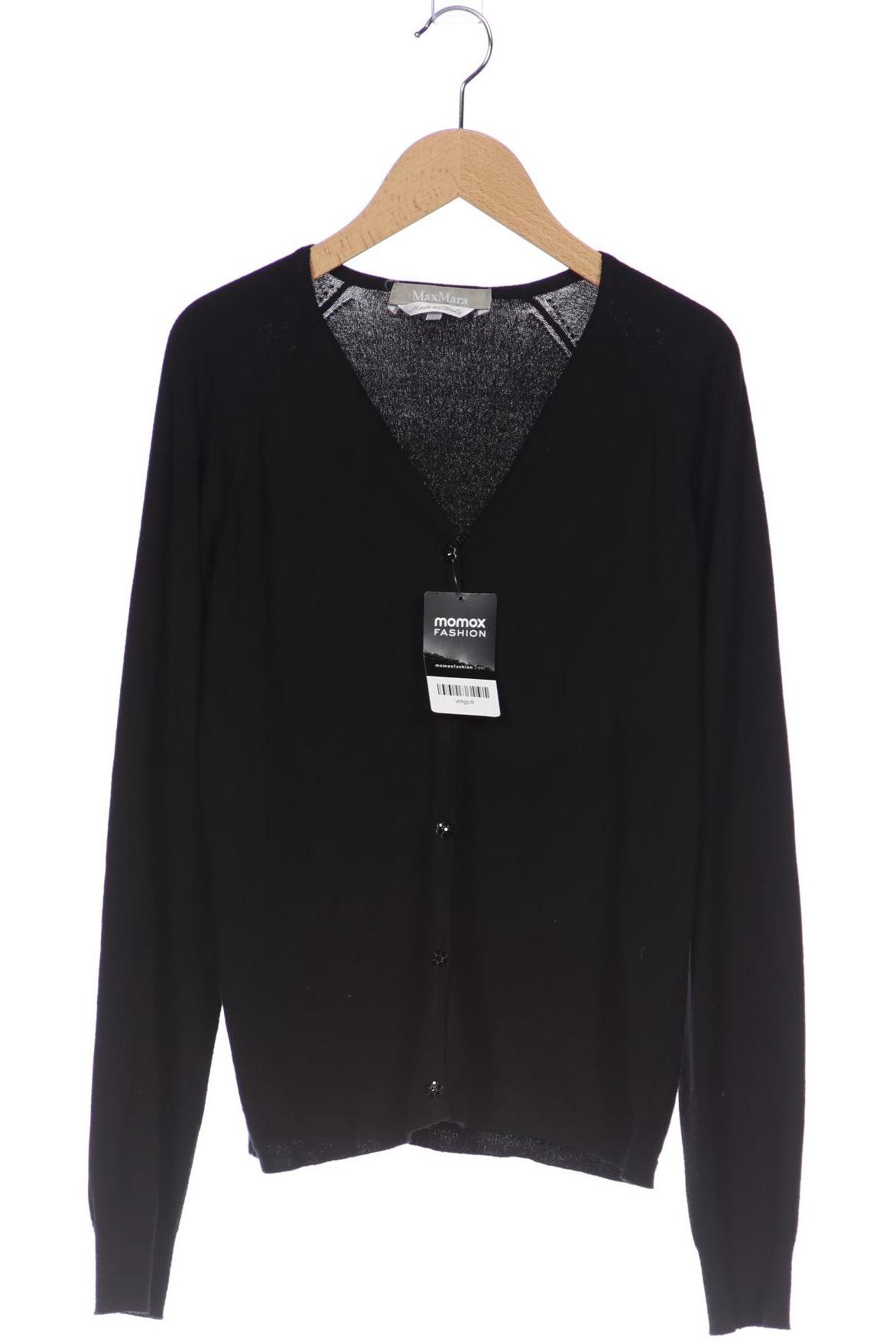 

Max Mara Damen Strickjacke, schwarz, Gr. 42