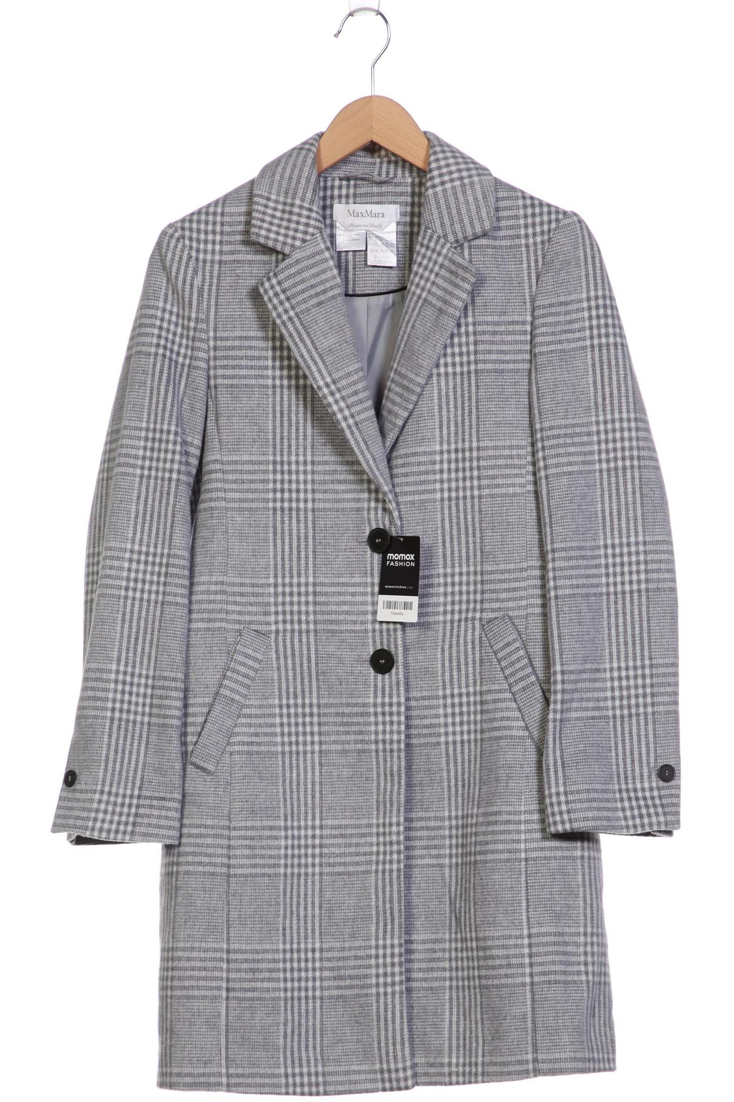 

Max Mara Damen Mantel, grau, Gr. 32