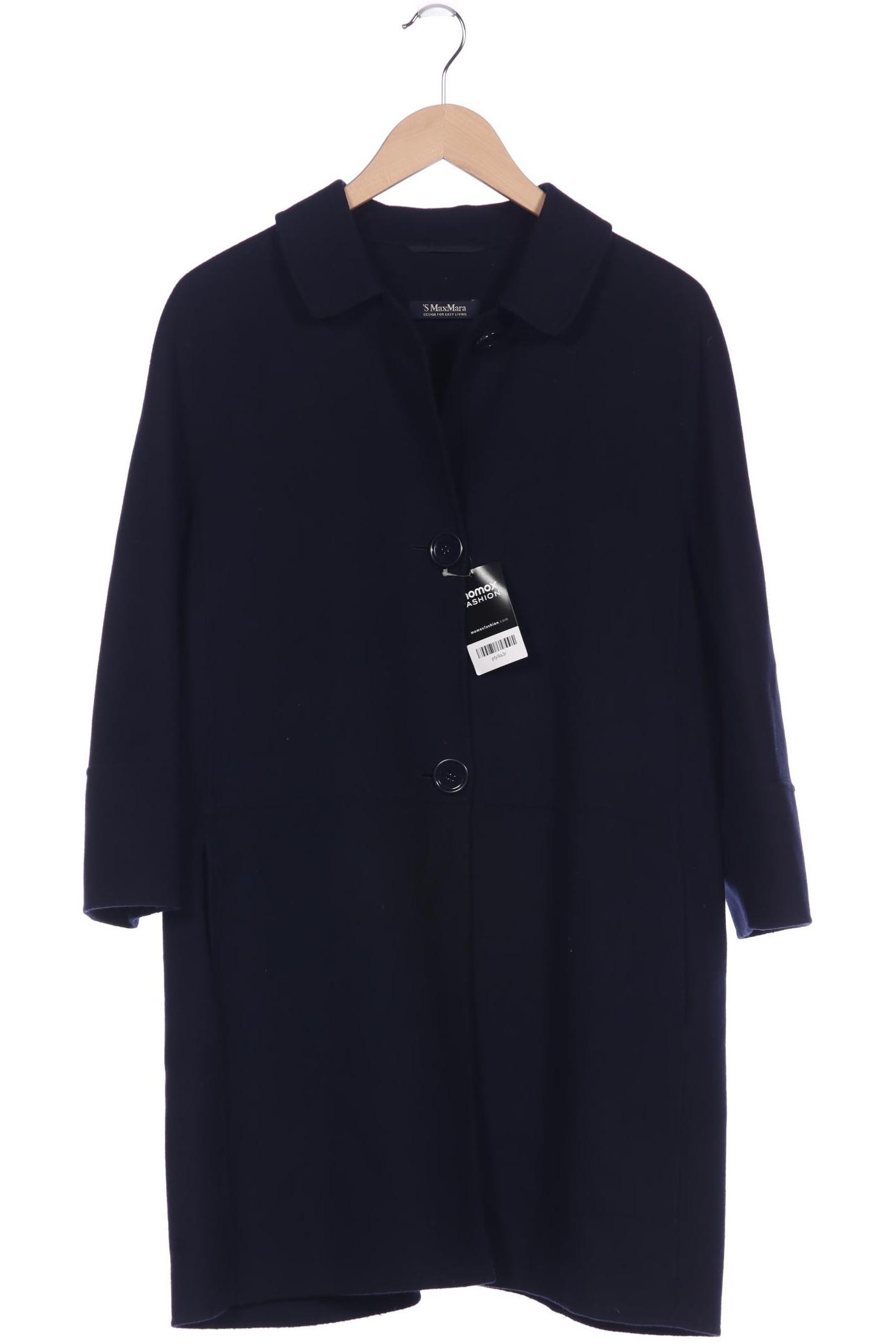 

Max Mara Damen Mantel, marineblau, Gr. 42