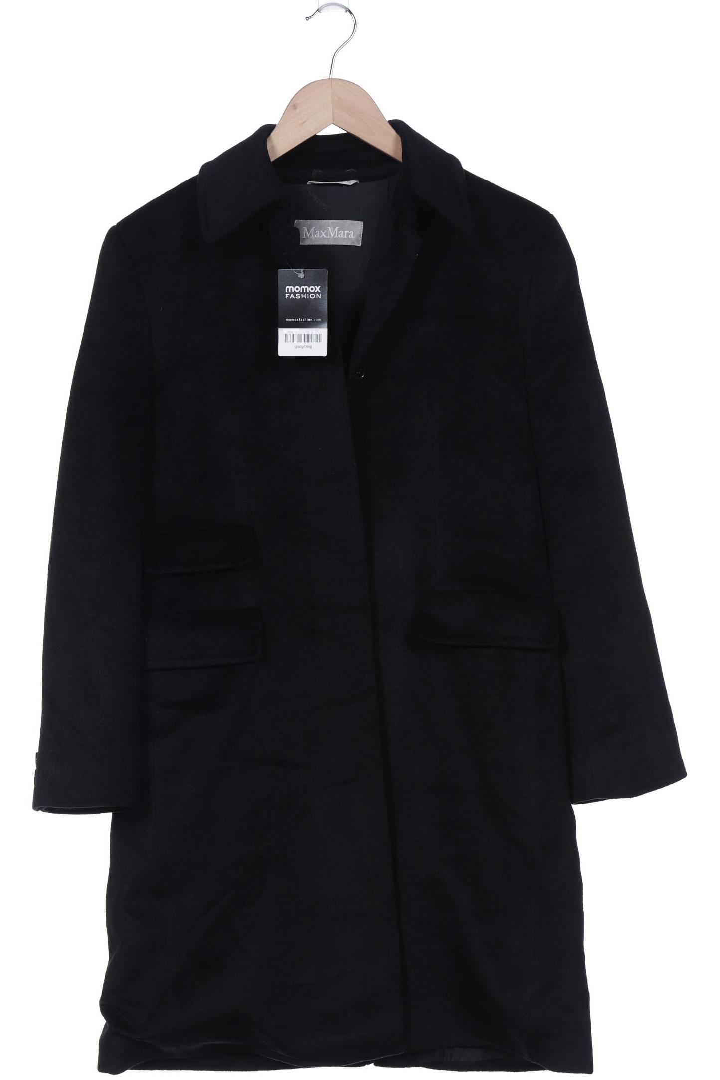 

Max Mara Damen Mantel, schwarz, Gr. 38
