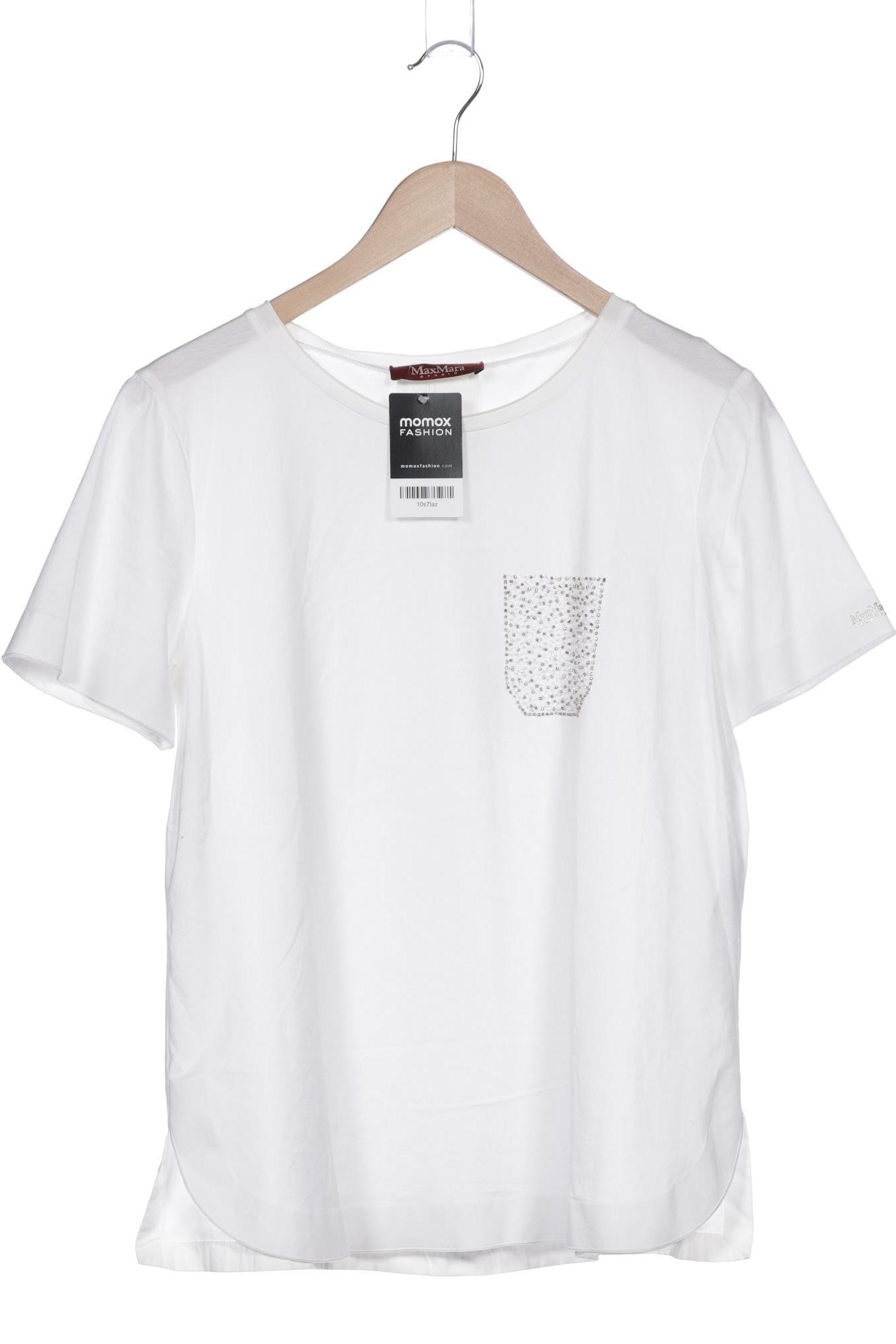 

Max Mara Damen T-Shirt, weiß, Gr. 42