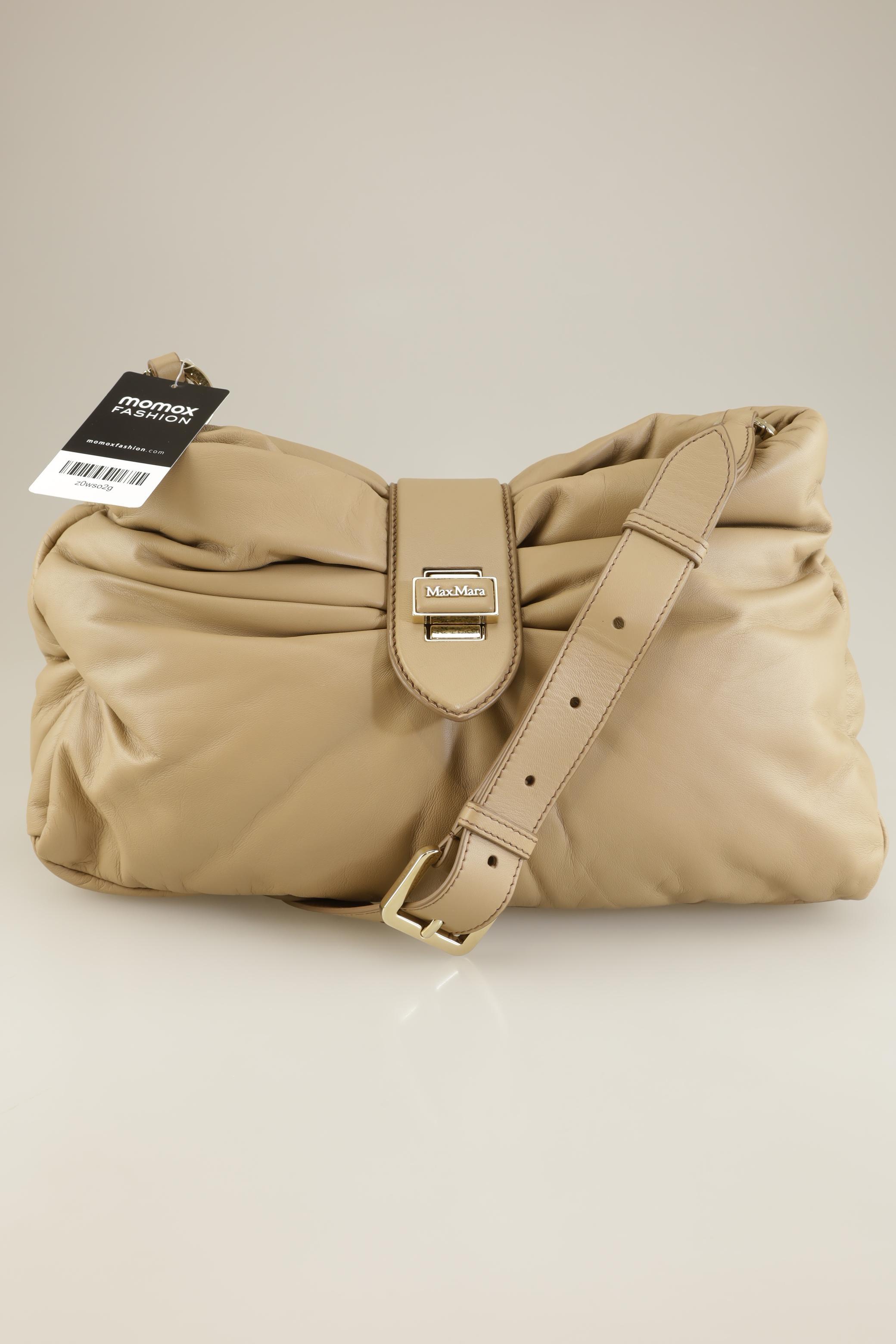 

Max Mara Damen Handtasche, beige, Gr.
