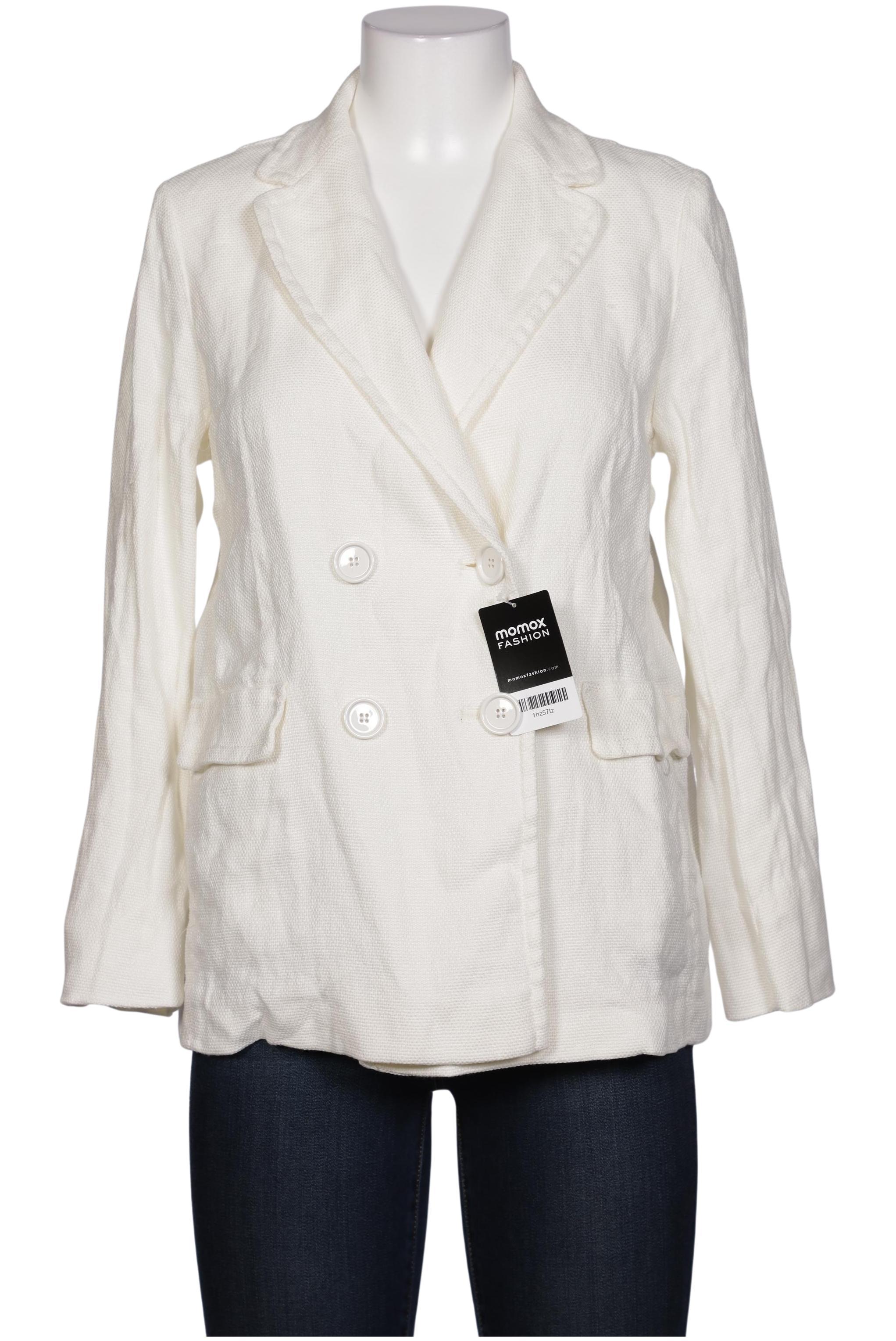 

Max Mara Damen Blazer, cremeweiß, Gr. 38