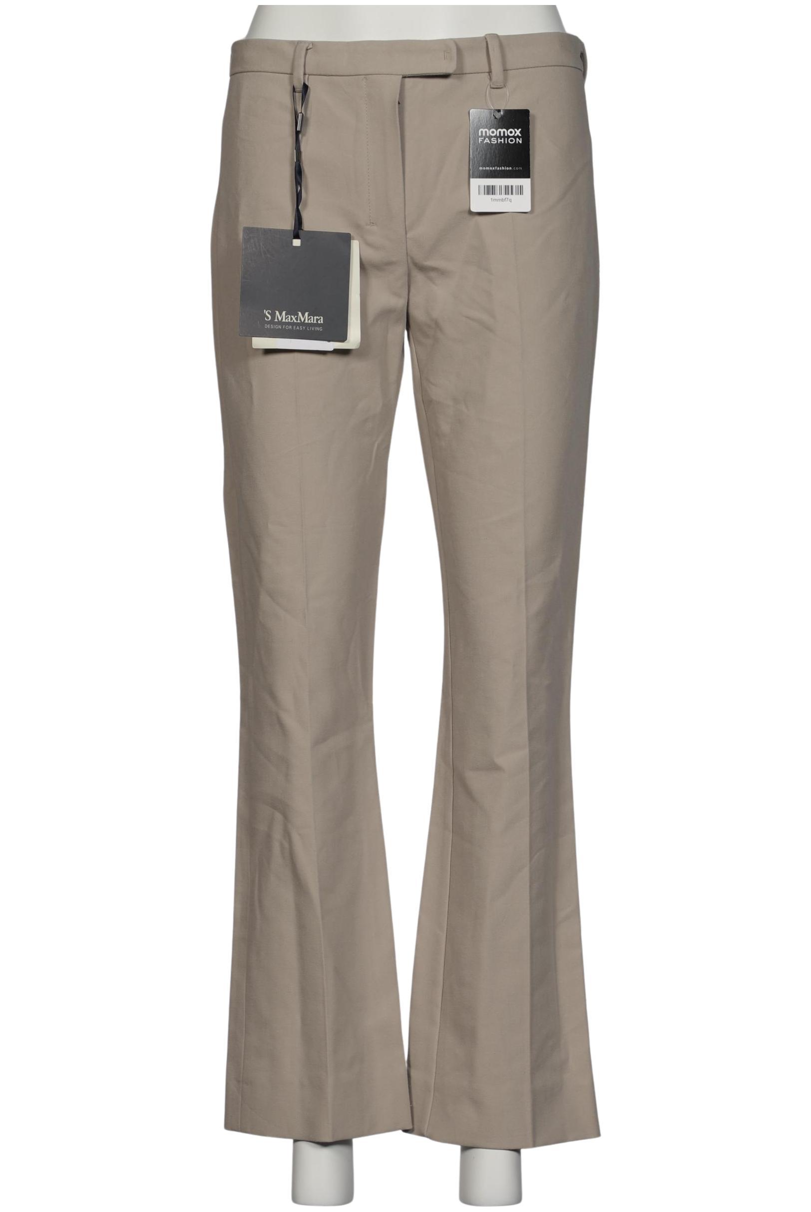 

Max Mara Damen Stoffhose, beige, Gr. 38