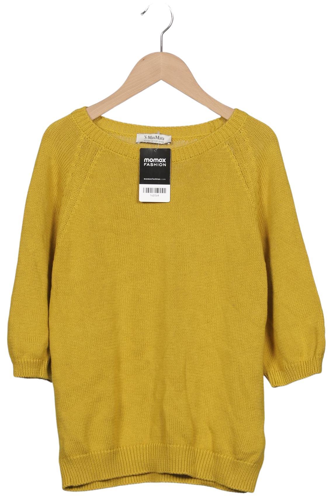 

Max Mara Damen Pullover, gelb, Gr. 38