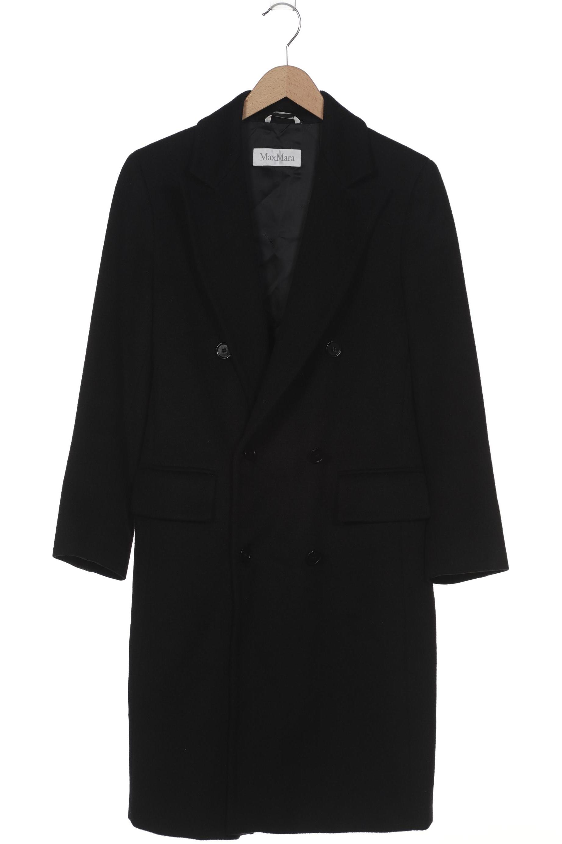 

Max Mara Damen Mantel, schwarz, Gr. 38