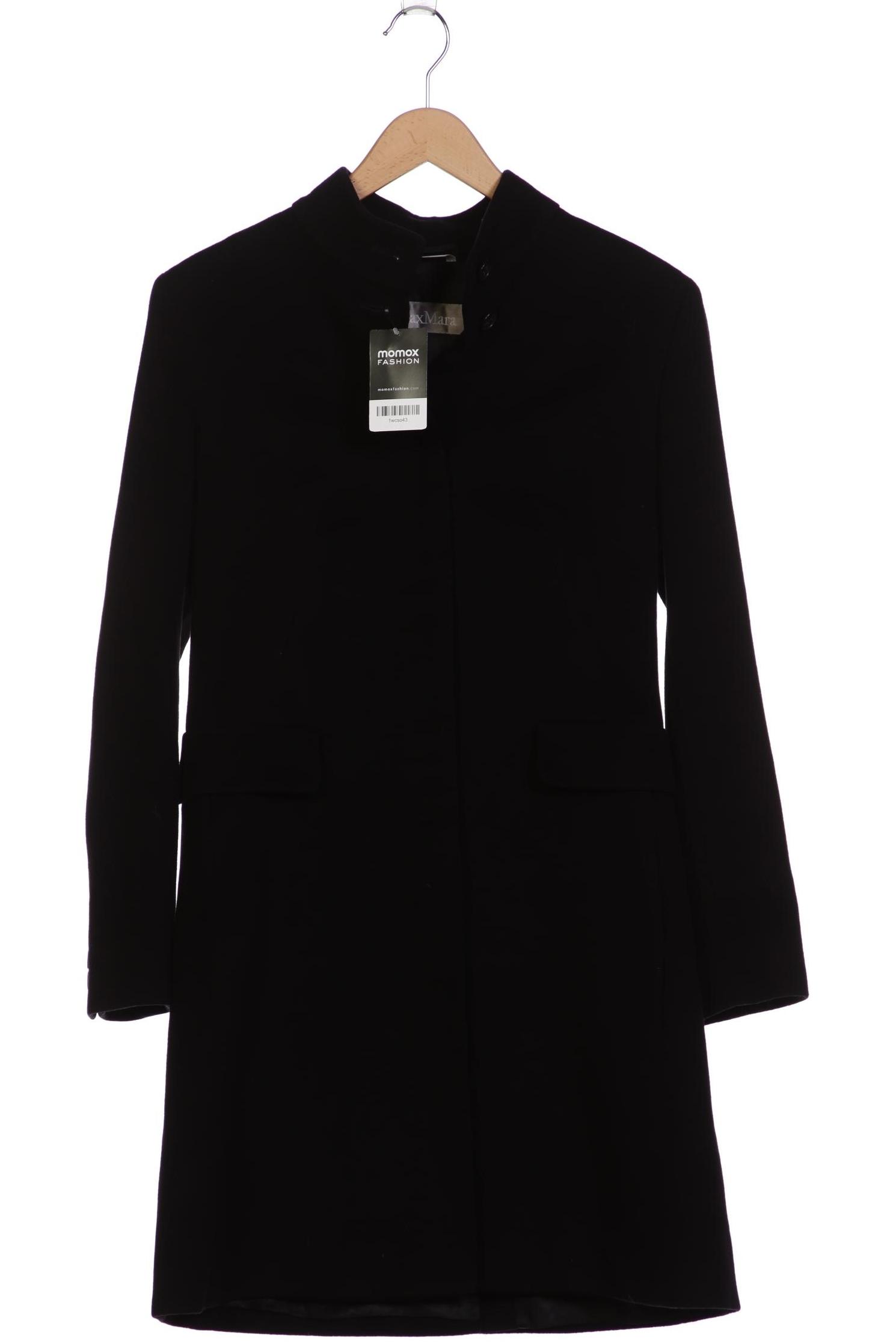 

Max Mara Damen Mantel, schwarz, Gr. 40