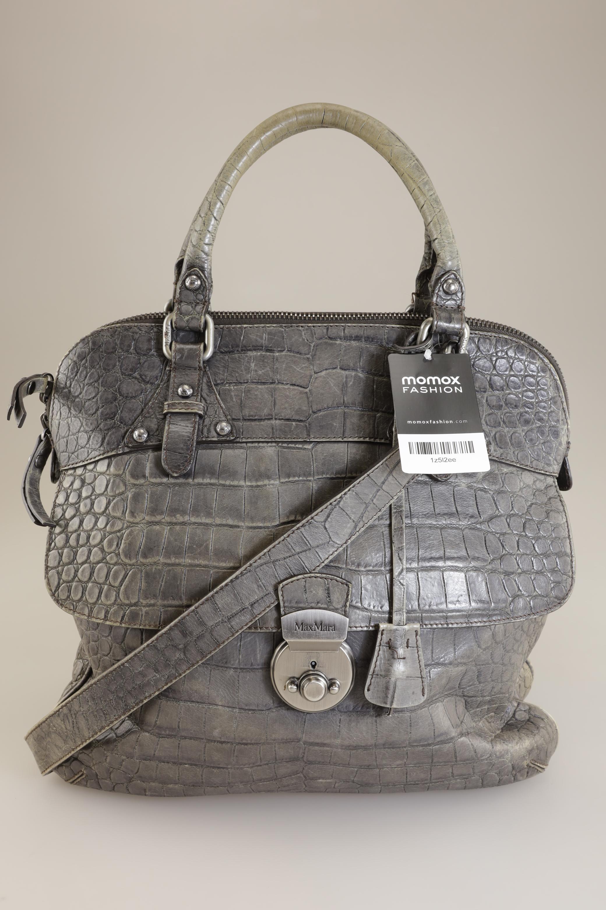 

Max Mara Damen Handtasche, grau, Gr.