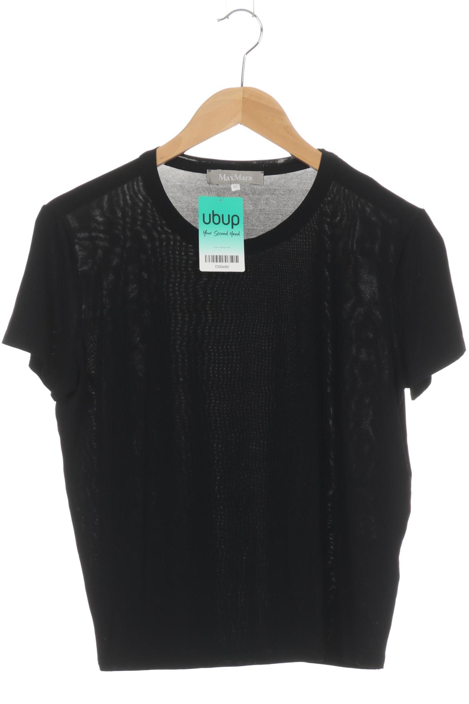 

Max Mara Damen T-Shirt, schwarz, Gr. 44