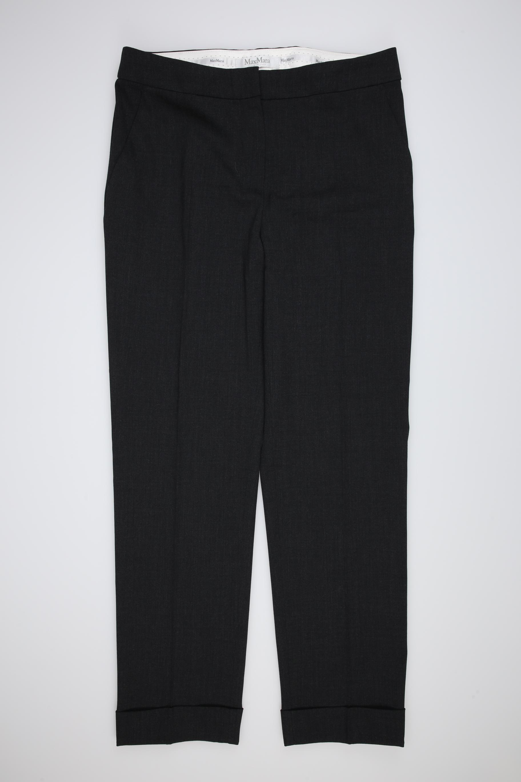 

Max Mara Damen Stoffhose, grau, Gr. 42