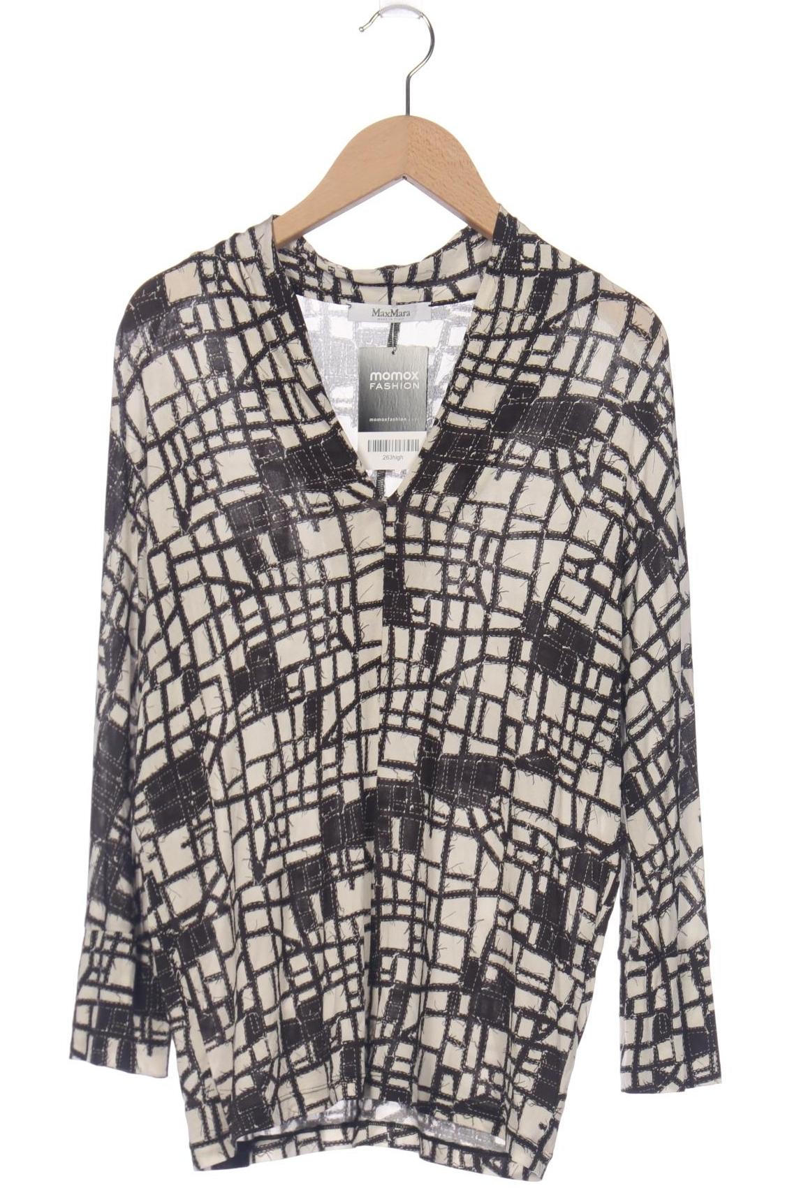 

Max Mara Damen Langarmshirt, cremeweiß, Gr. 38