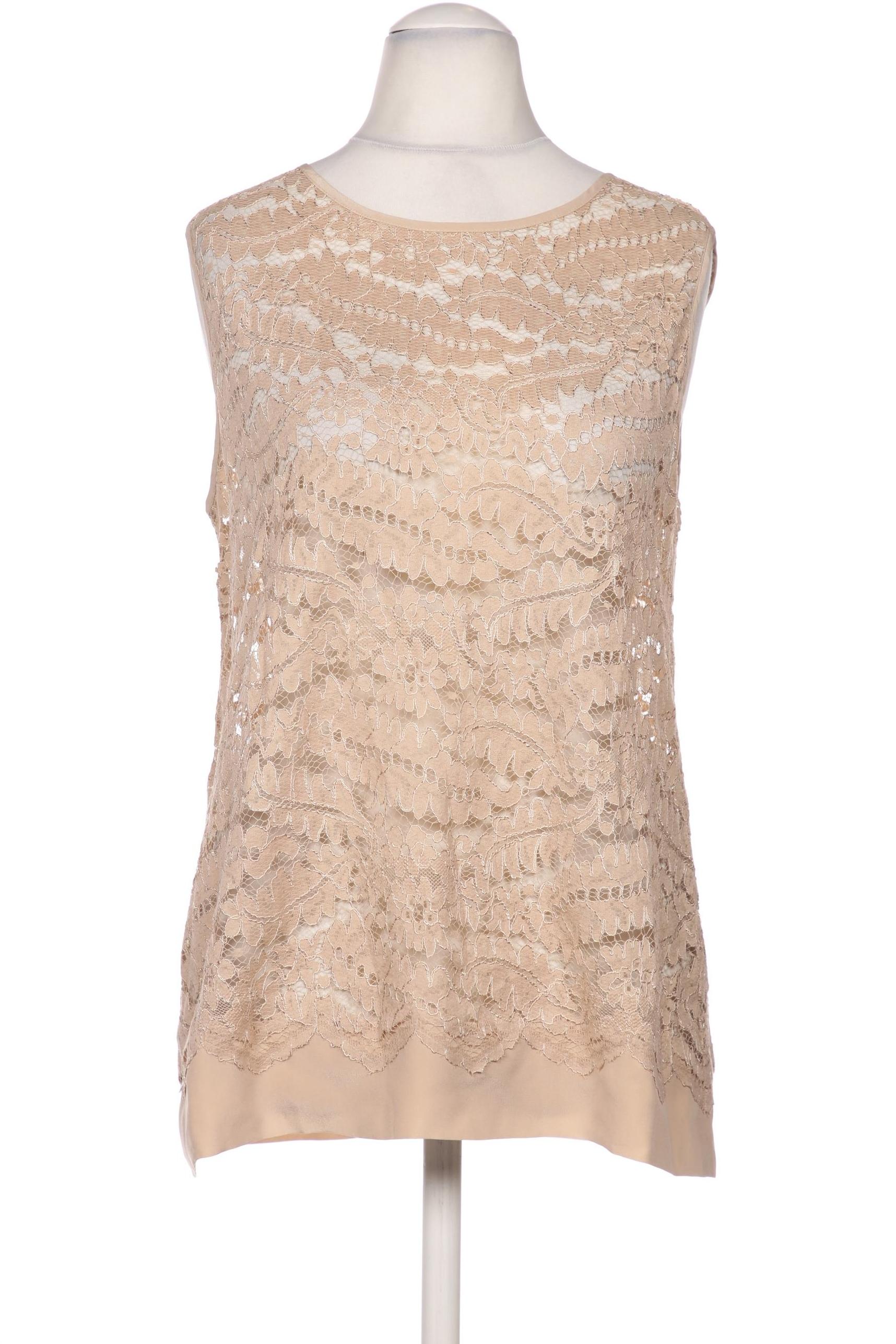 

Max Mara Damen Bluse, beige, Gr. 38
