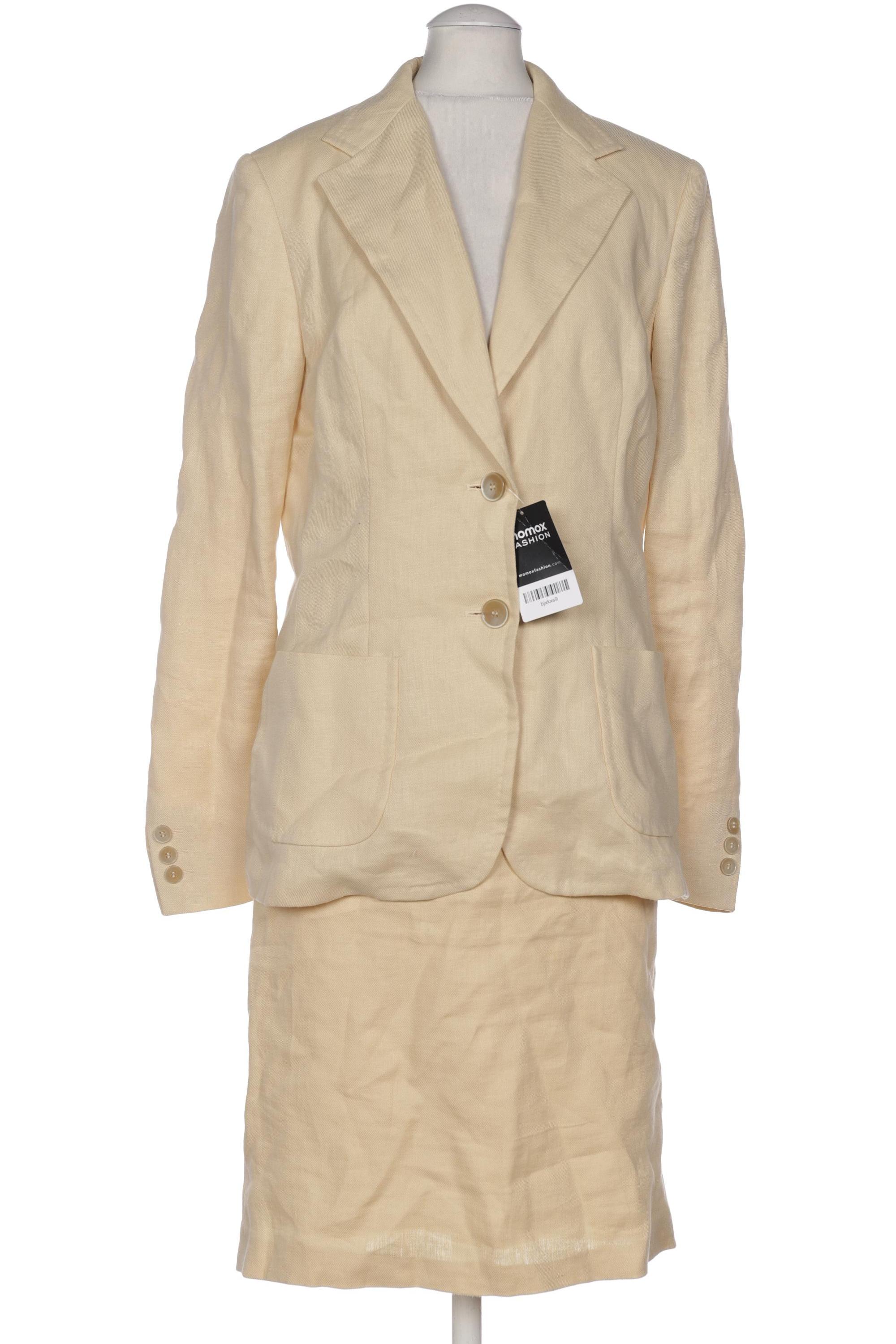 

Max Mara Damen Anzug, cremeweiß, Gr. 38