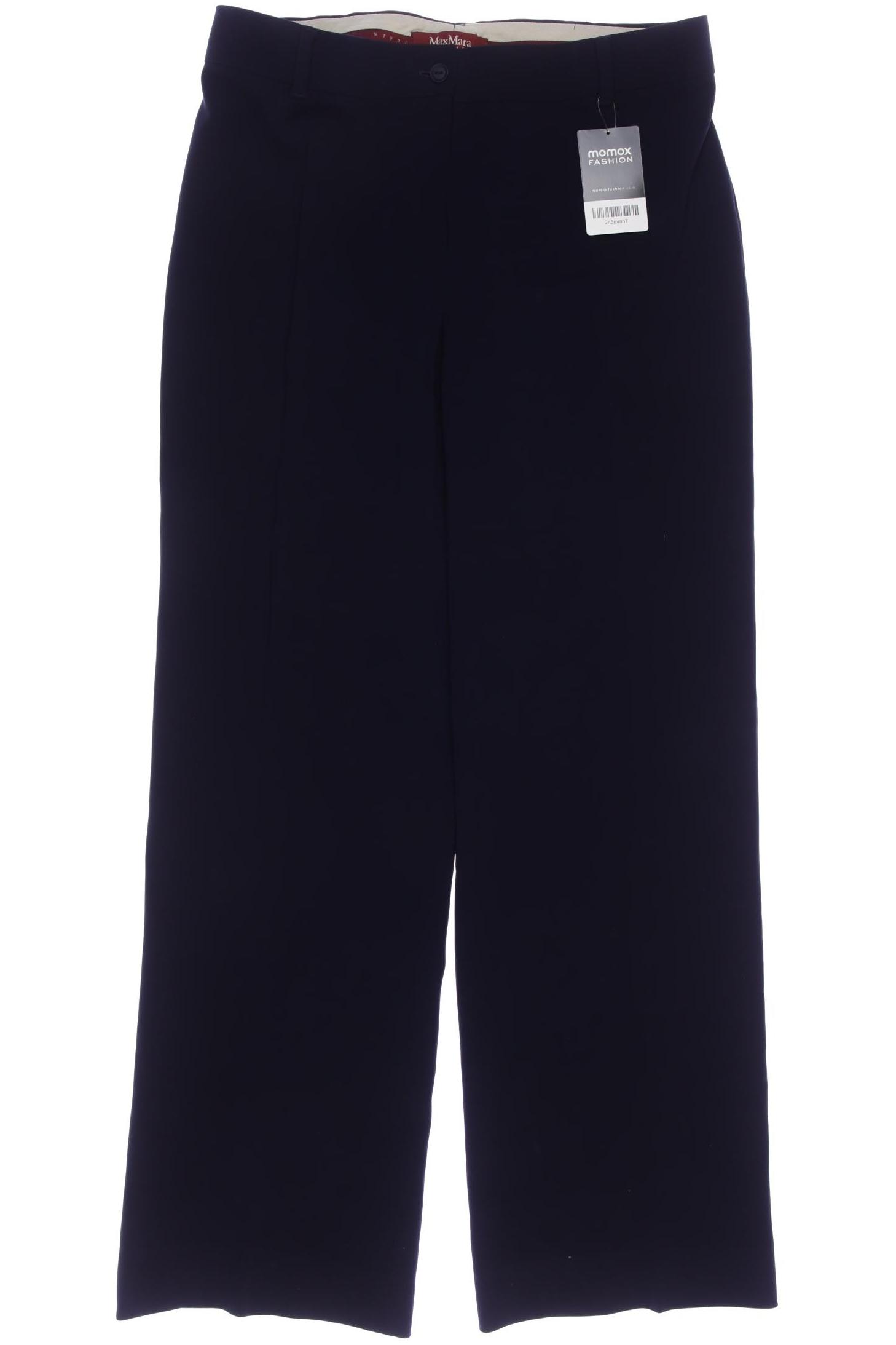 

Max Mara Damen Stoffhose, marineblau, Gr. 46