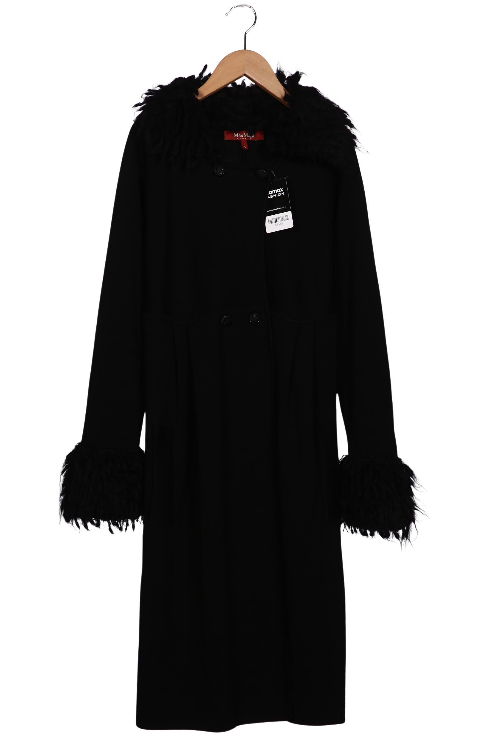 

Max Mara Damen Mantel, schwarz, Gr. 36