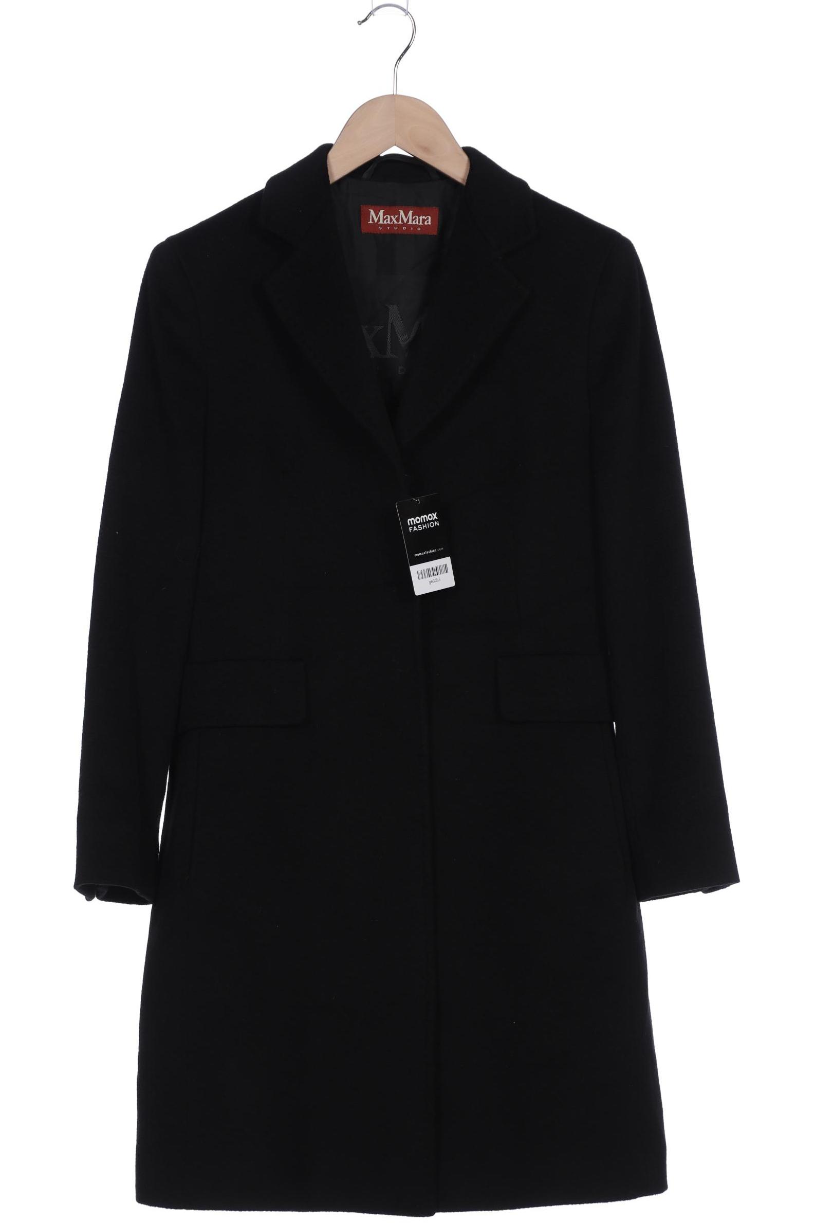 

Max Mara Damen Mantel, schwarz, Gr. 40