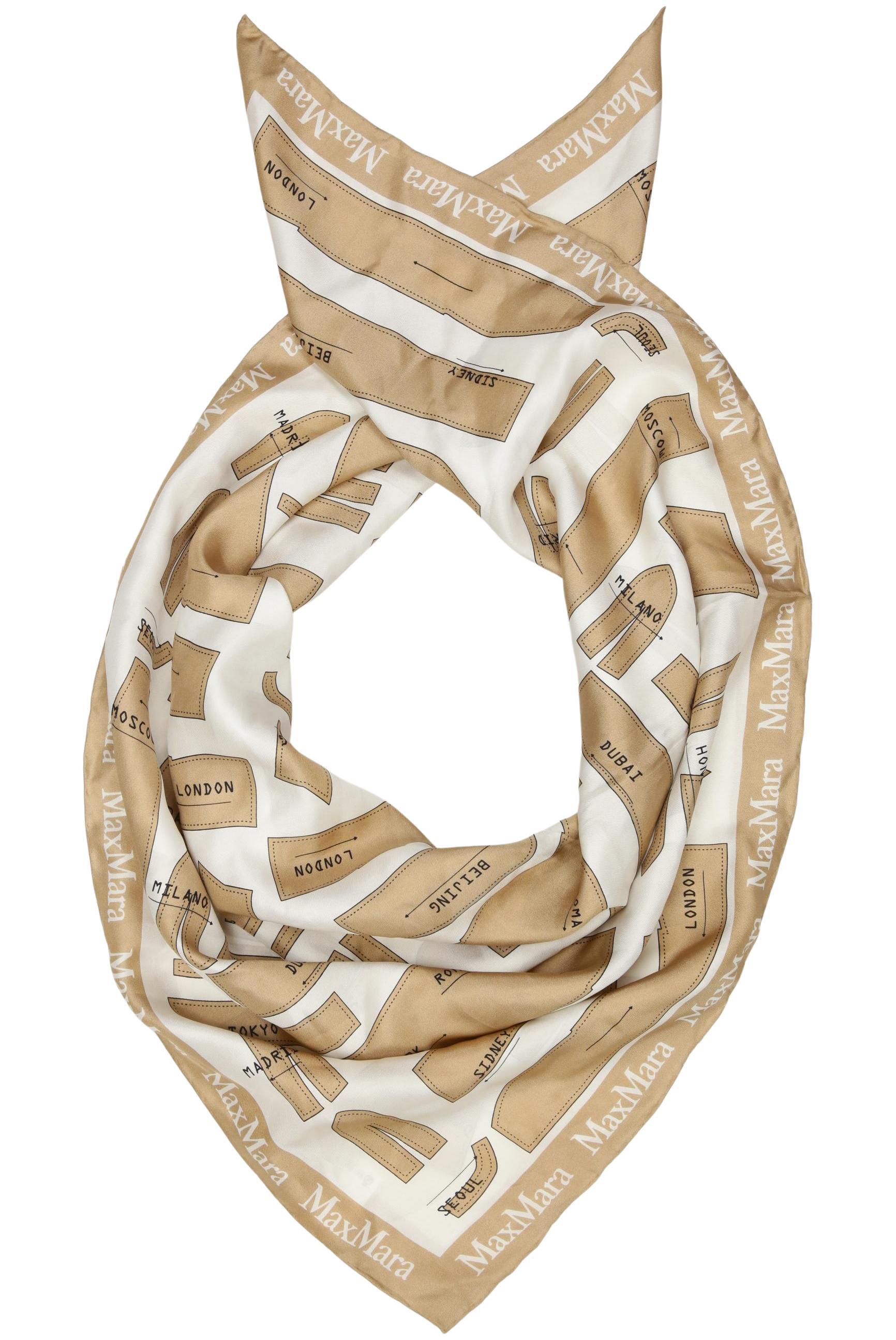 

Max Mara Damen Schal, beige, Gr.