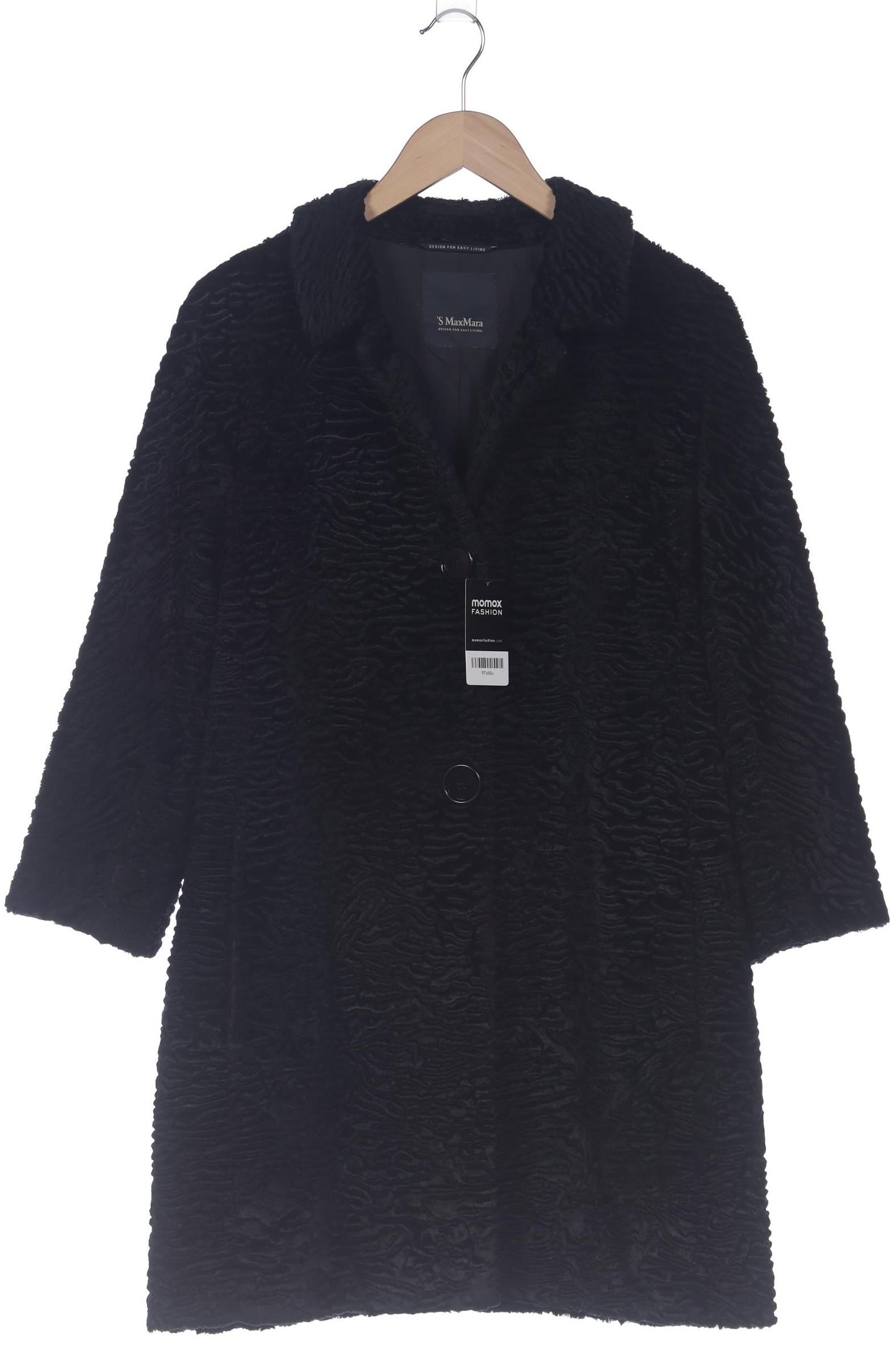 

Max Mara Damen Mantel, schwarz, Gr. 46