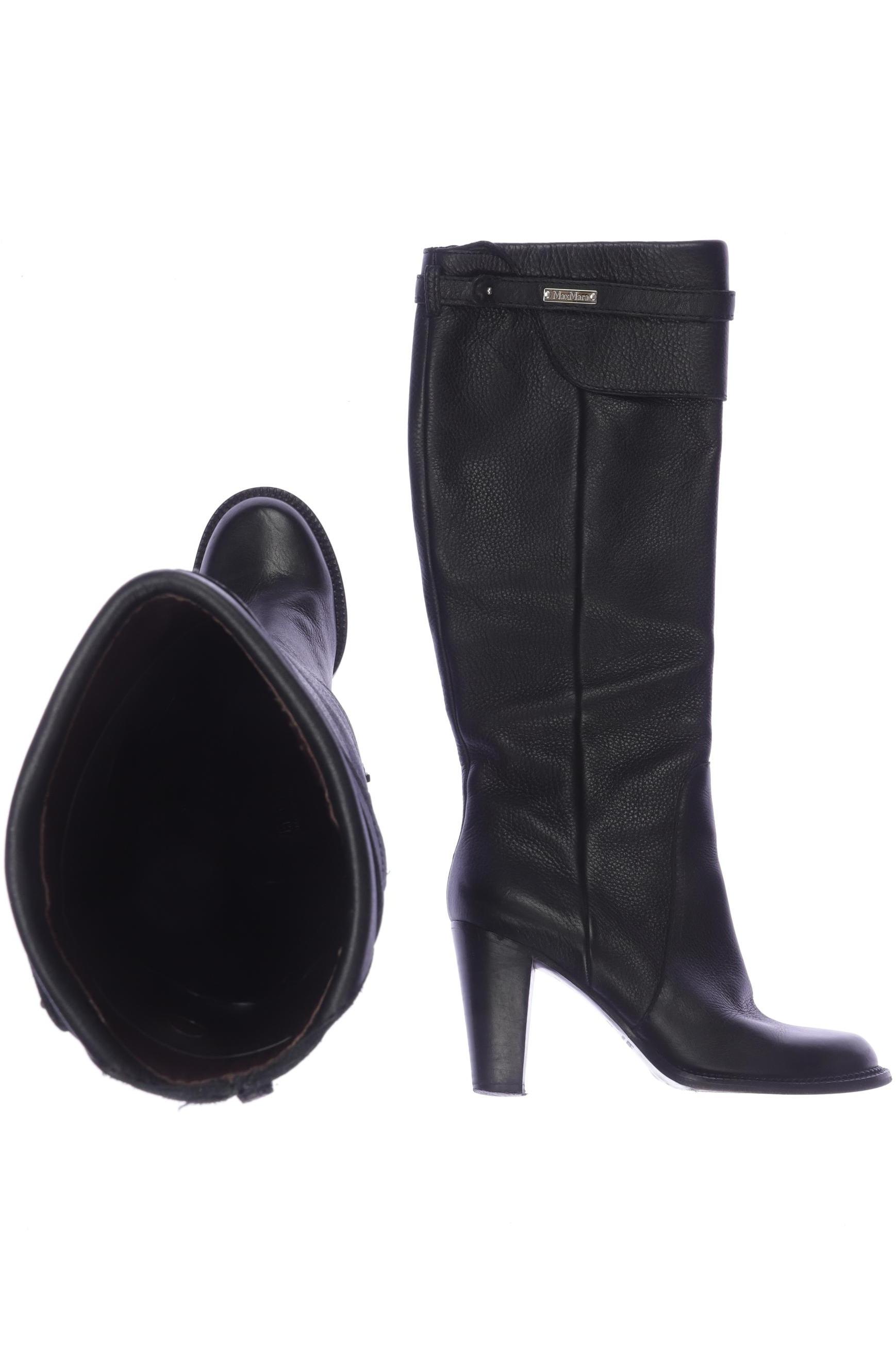 

Max Mara Damen Stiefel, schwarz, Gr. 38