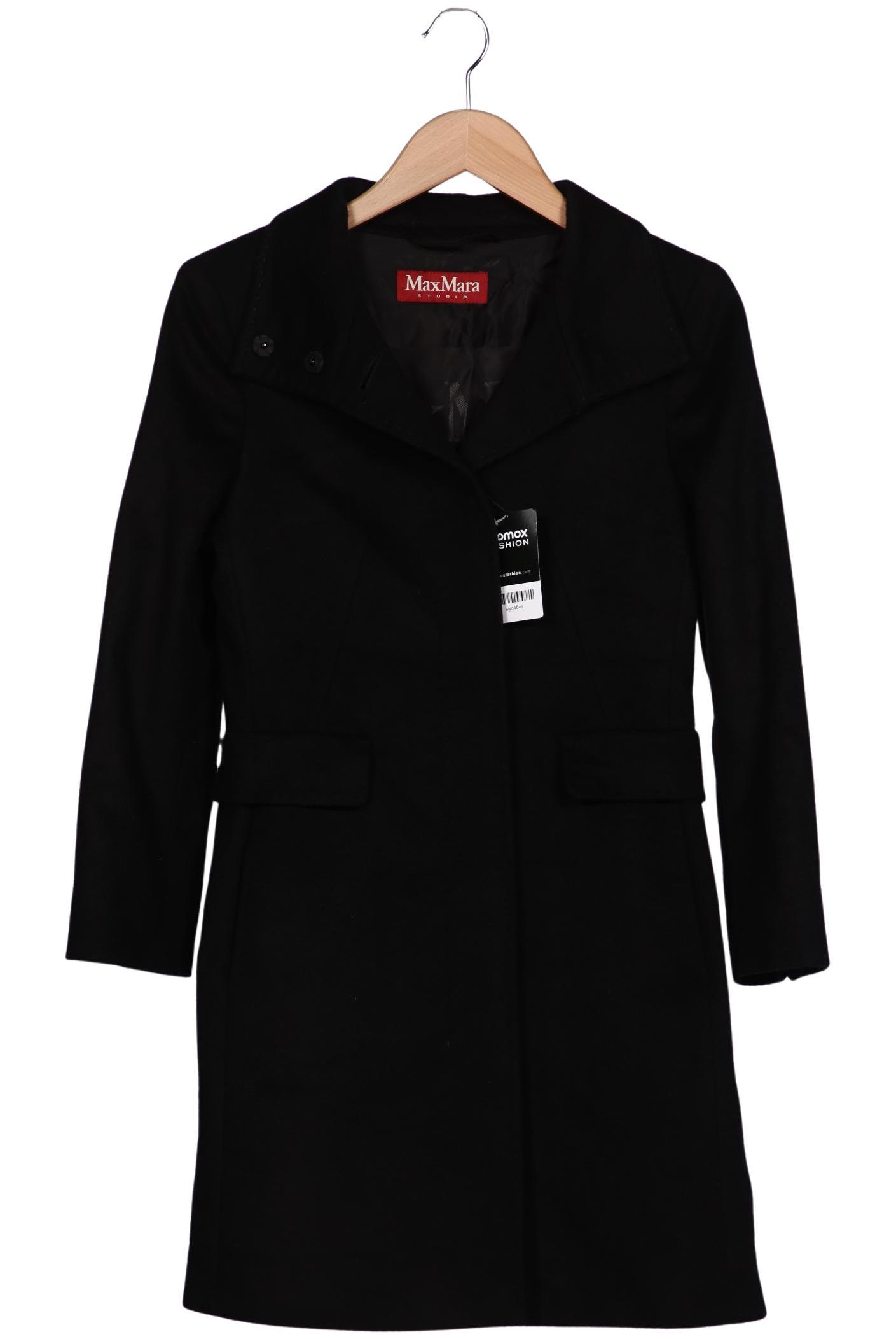 

Max Mara Damen Mantel, schwarz, Gr. 34