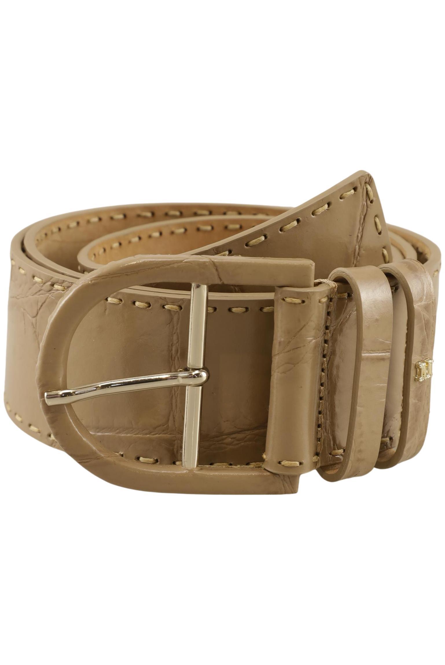 

Max Mara Damen Gürtel, beige, Gr. 85