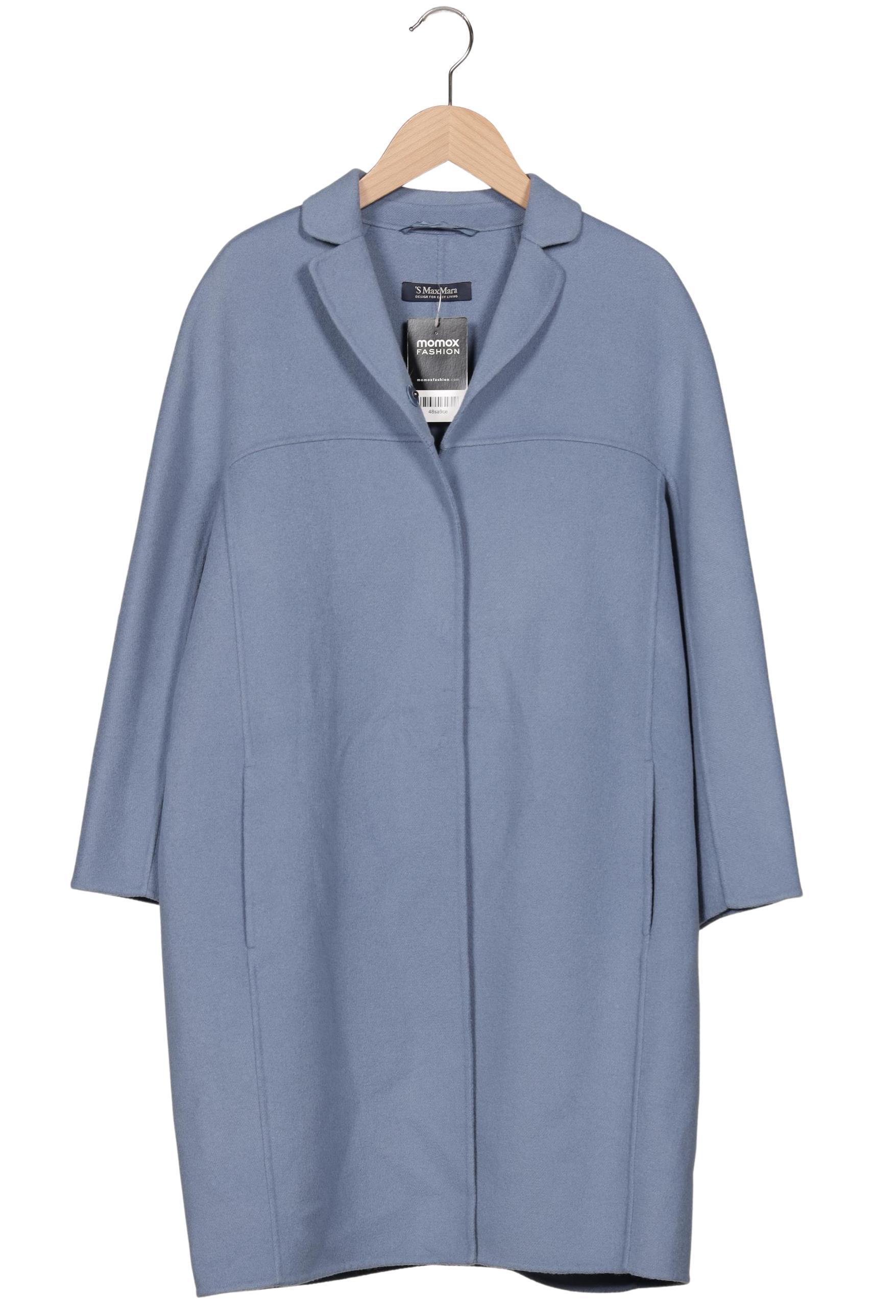 

Max Mara Damen Mantel, hellblau, Gr. 38