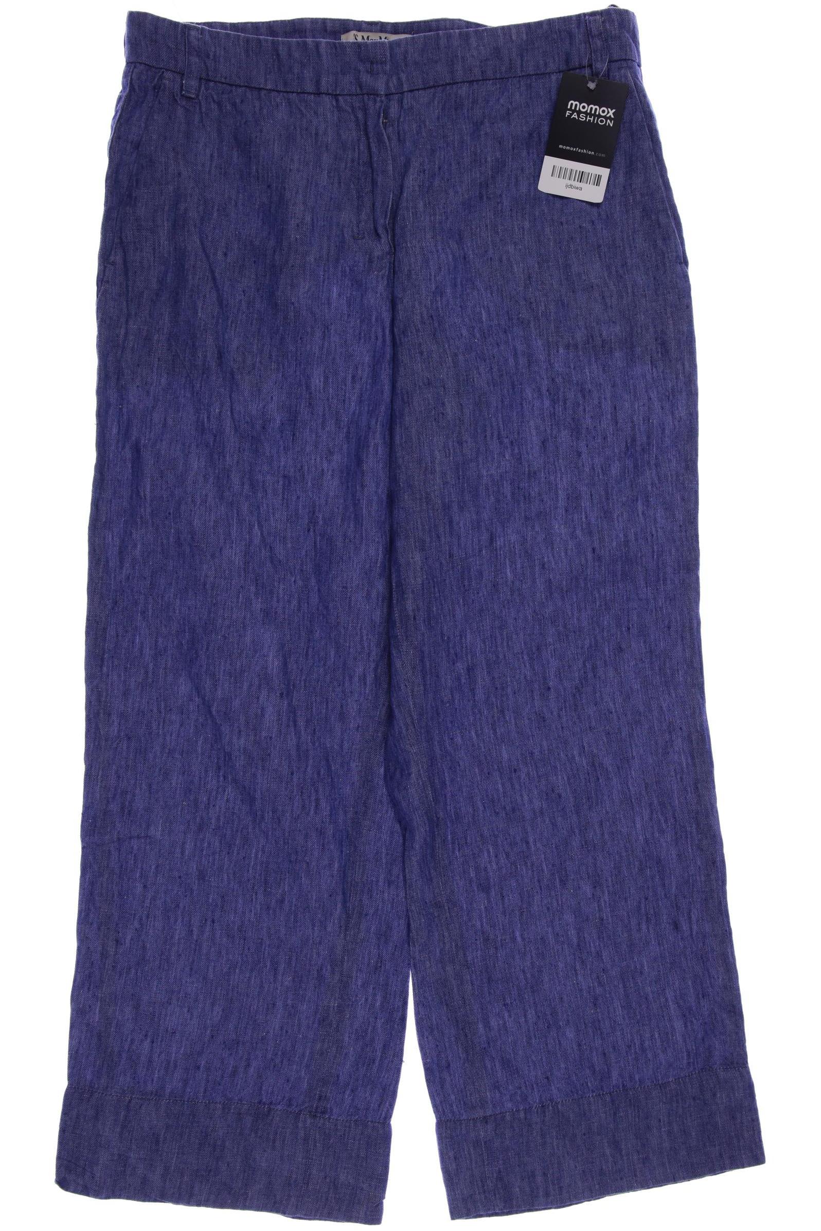 

Max Mara Damen Stoffhose, blau, Gr. 38