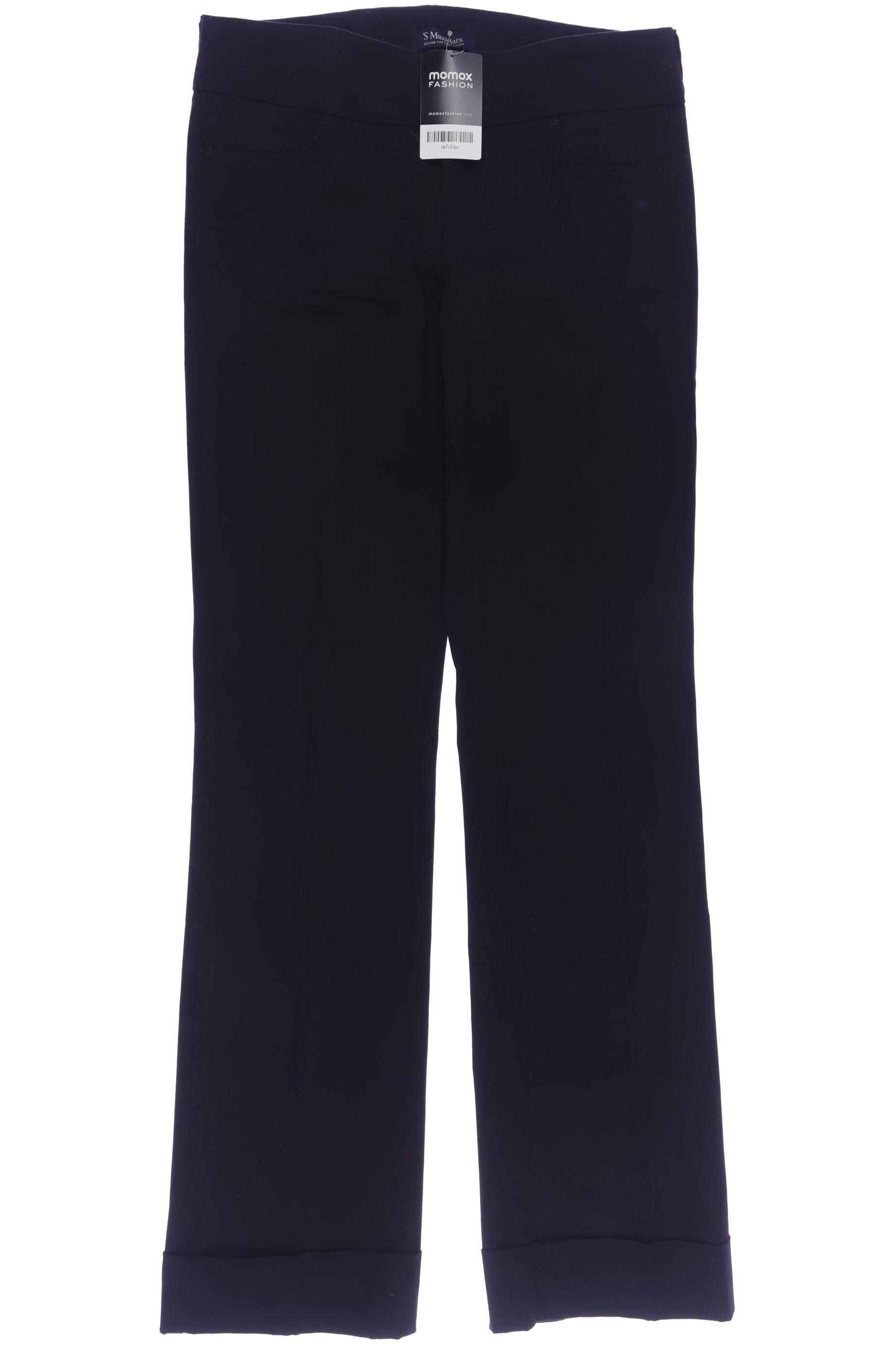 

Max Mara Damen Stoffhose, schwarz, Gr. 38