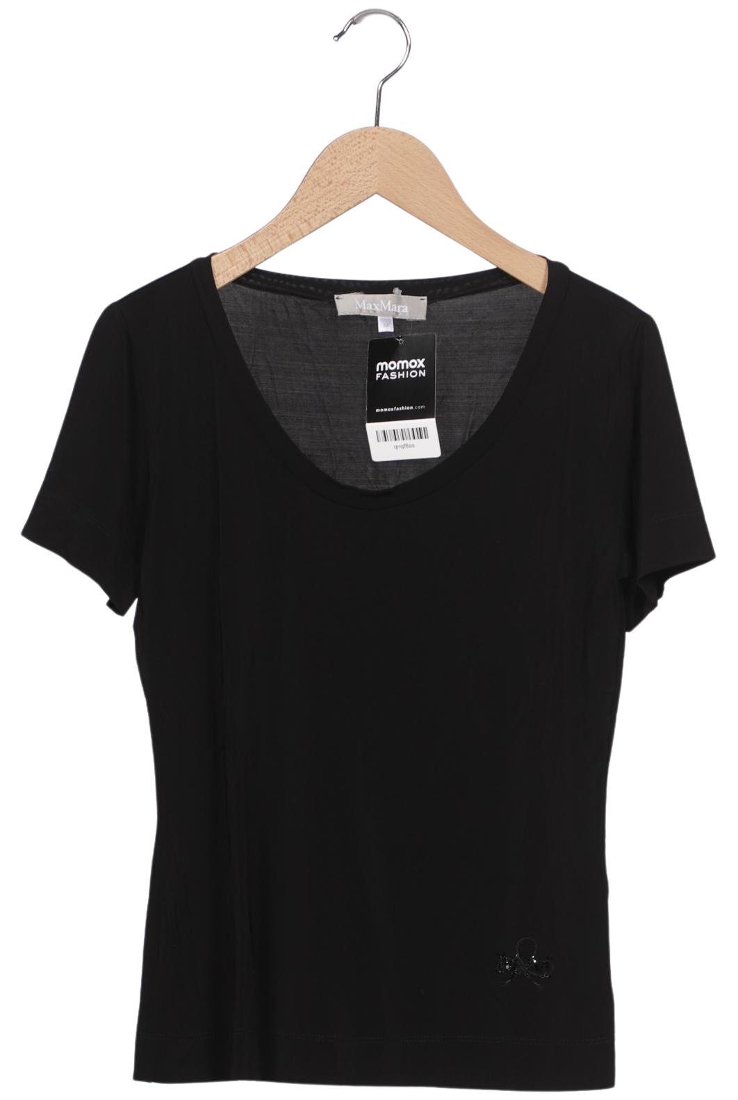 

Max Mara Damen T-Shirt, schwarz, Gr. 38