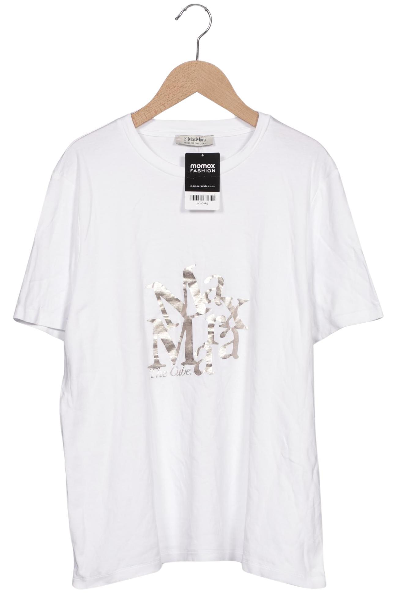 

Max Mara Damen T-Shirt, weiß, Gr. 38