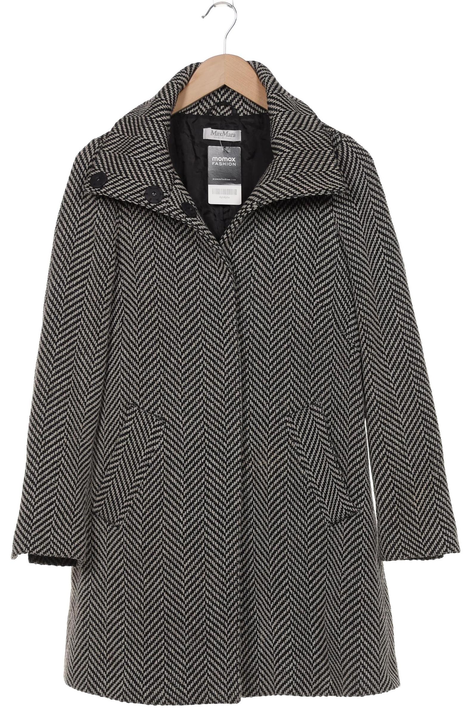 

Max Mara Damen Mantel, schwarz, Gr. 38