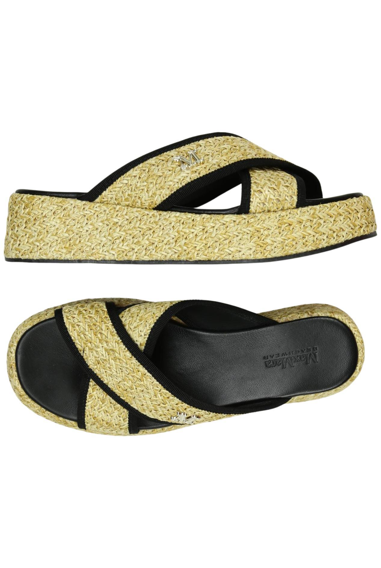 

Max Mara Damen Sandale, gelb, Gr. 39