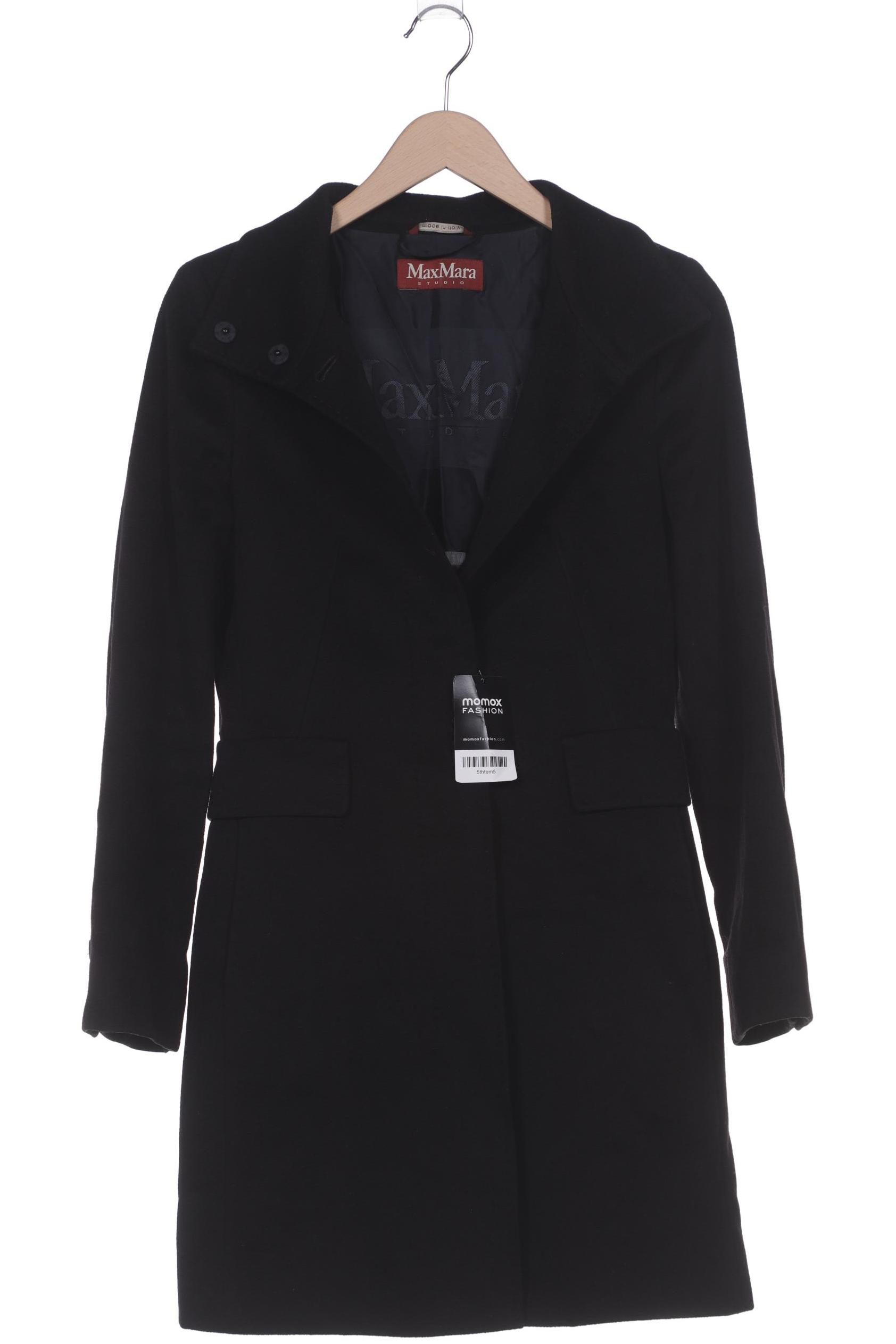 

Max Mara Damen Mantel, schwarz, Gr. 36