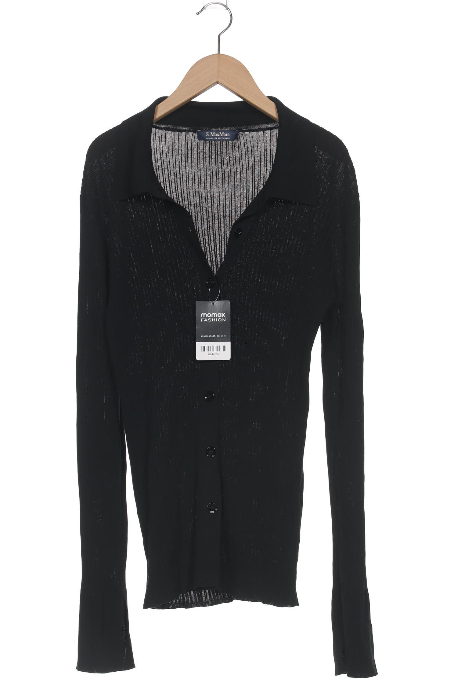 

Max Mara Damen Strickjacke, schwarz, Gr. 38