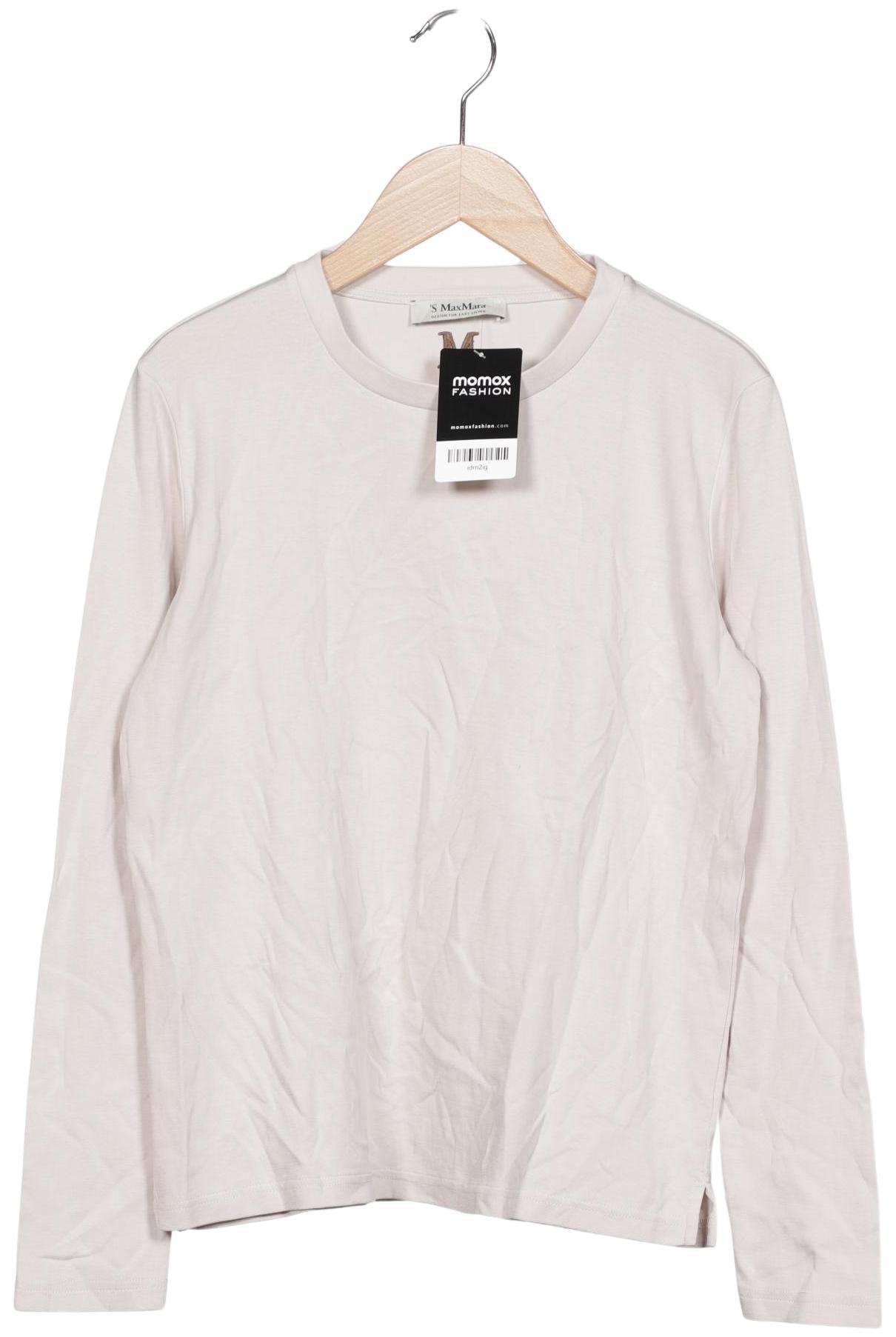 

Max Mara Damen Langarmshirt, beige, Gr. 38
