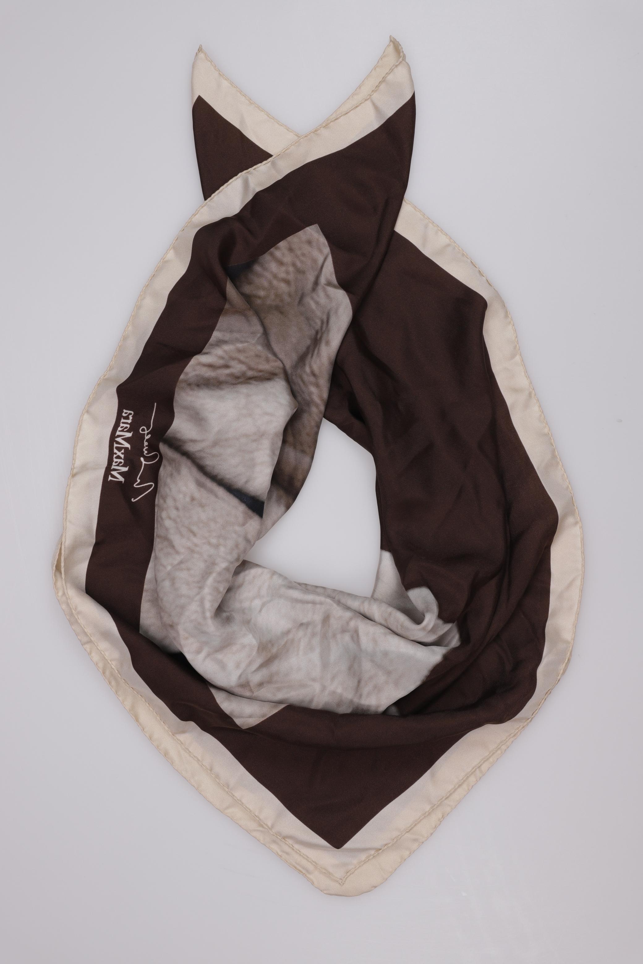 

Max Mara Damen Schal, braun, Gr.