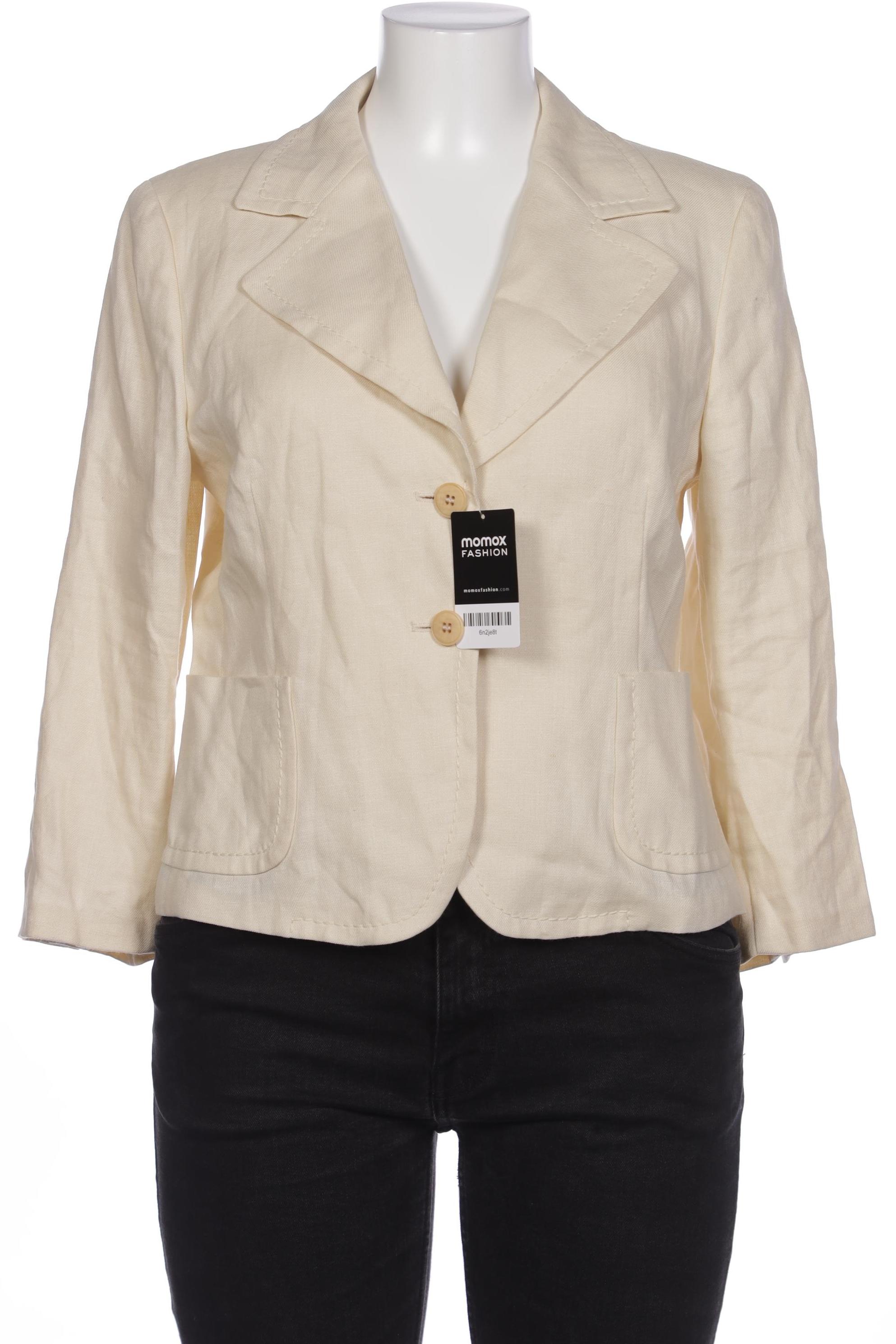 

Max Mara Damen Blazer, cremeweiß, Gr. 44