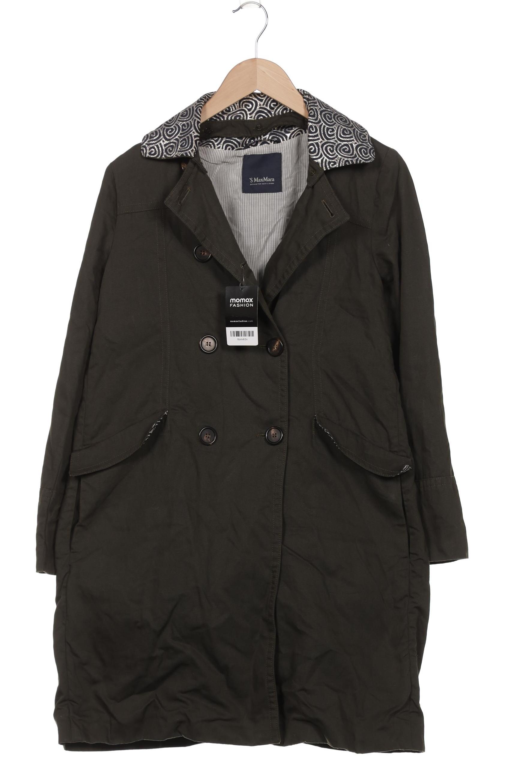 

Max Mara Damen Mantel, grün, Gr. 36