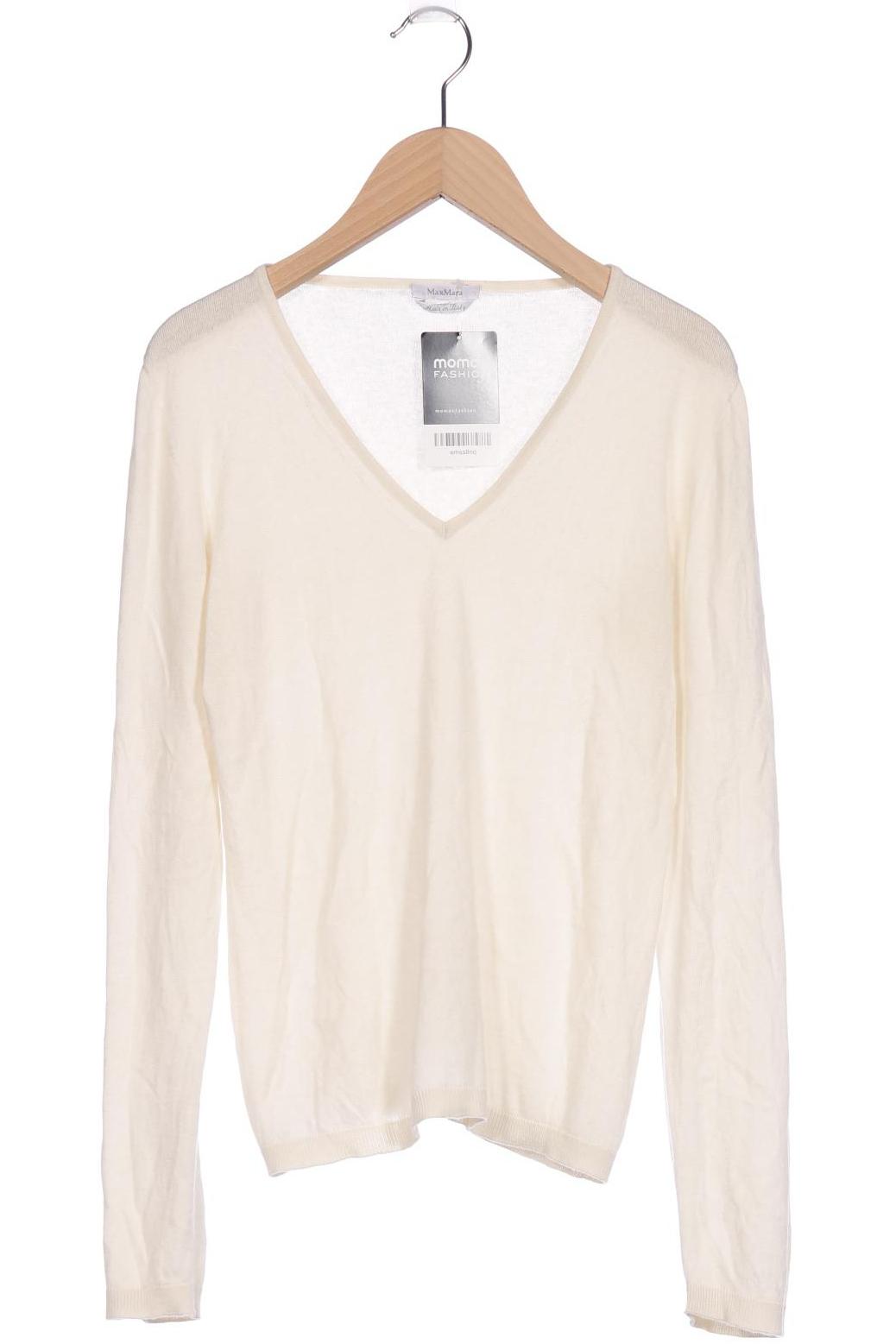 

Max Mara Damen Pullover, cremeweiß, Gr. 36