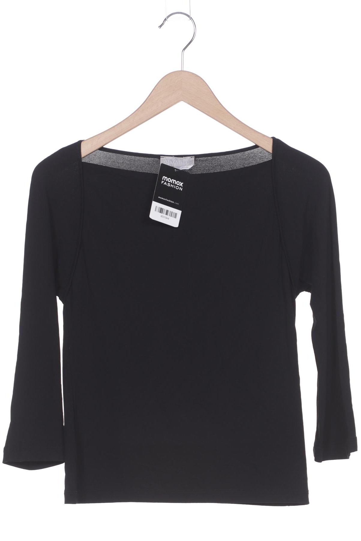 

Max Mara Damen Langarmshirt, schwarz, Gr. 38