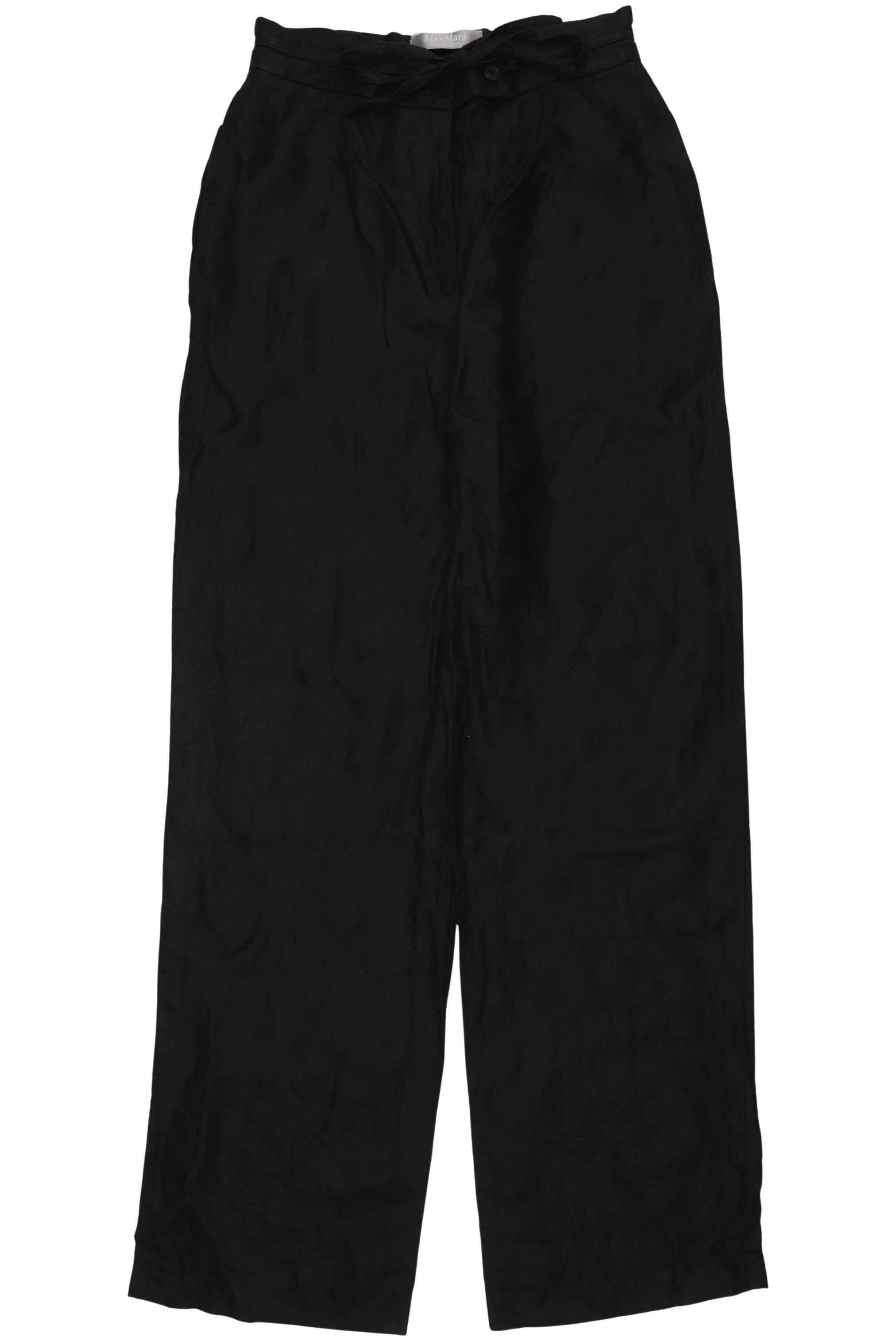 

Max Mara Damen Stoffhose, schwarz, Gr. 40