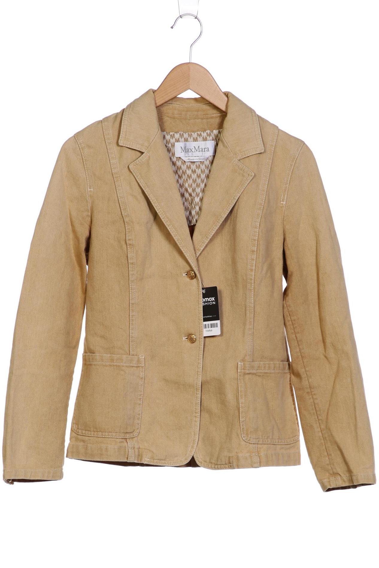 

Max Mara Damen Jacke, beige, Gr. 40