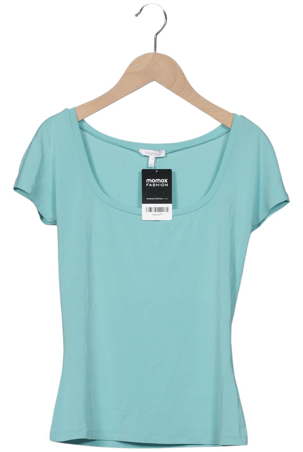 

Max Mara Damen T-Shirt, türkis, Gr. 36