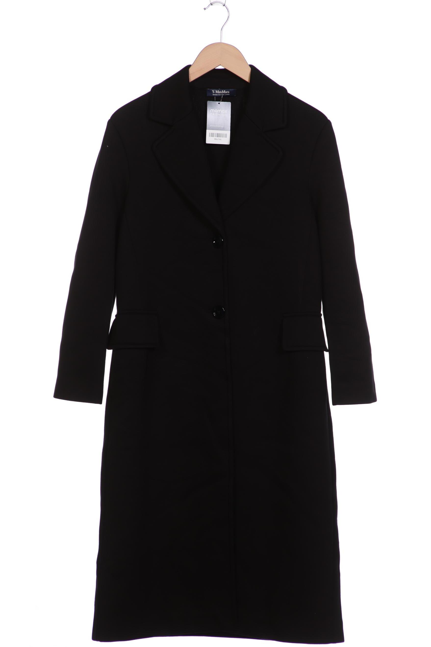 

Max Mara Damen Mantel, schwarz