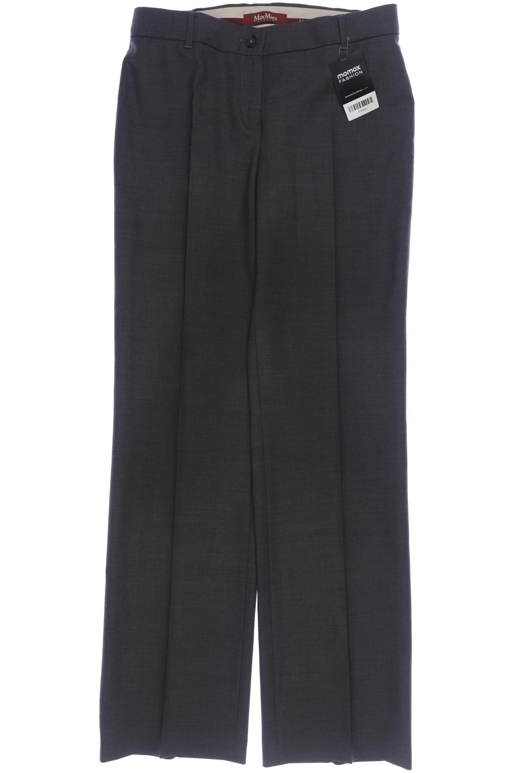 

Max Mara Damen Stoffhose, grau, Gr. 40