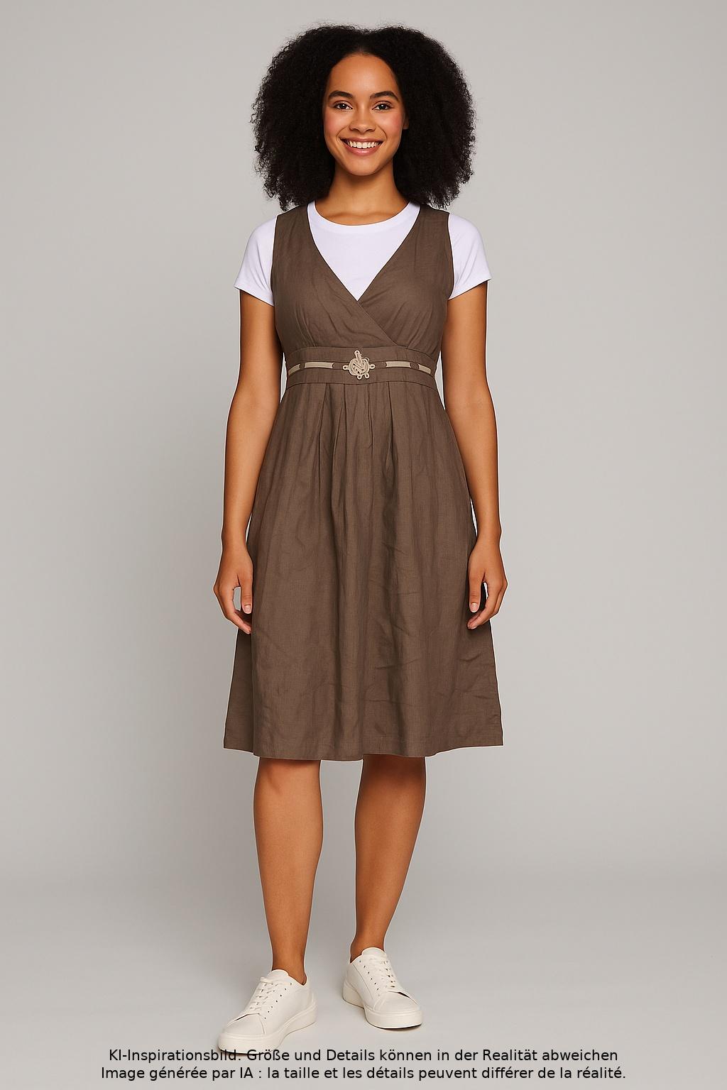 

Max Mara Damen Kleid, braun, Gr. 42